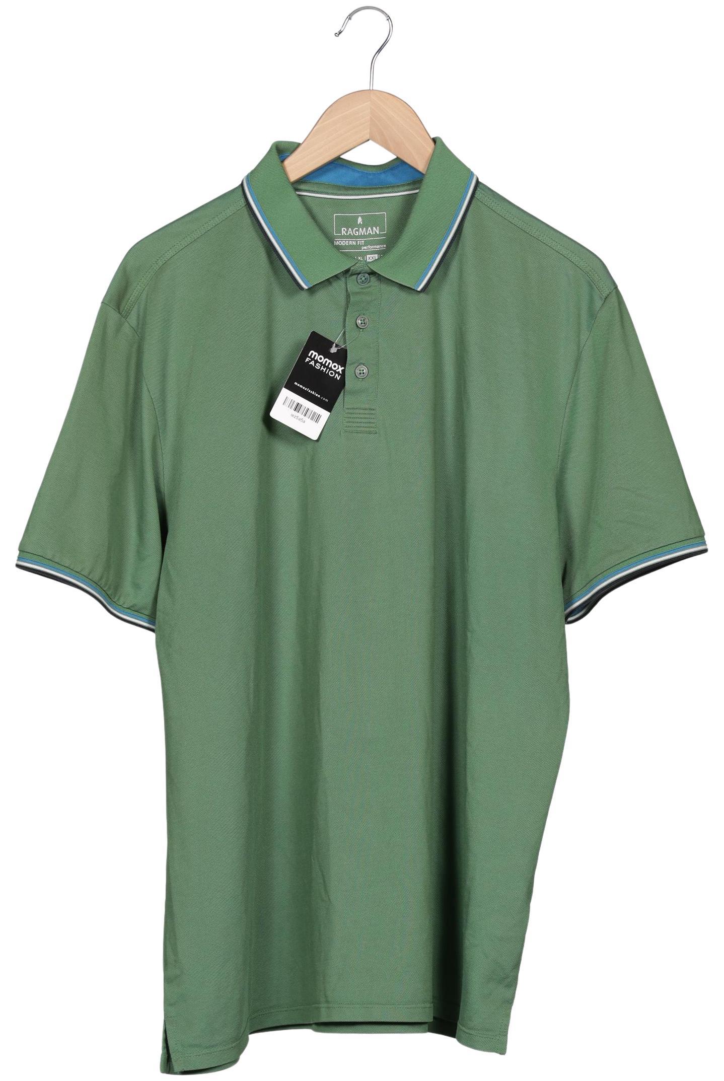

ragman Herren Poloshirt, grün, Gr. 56