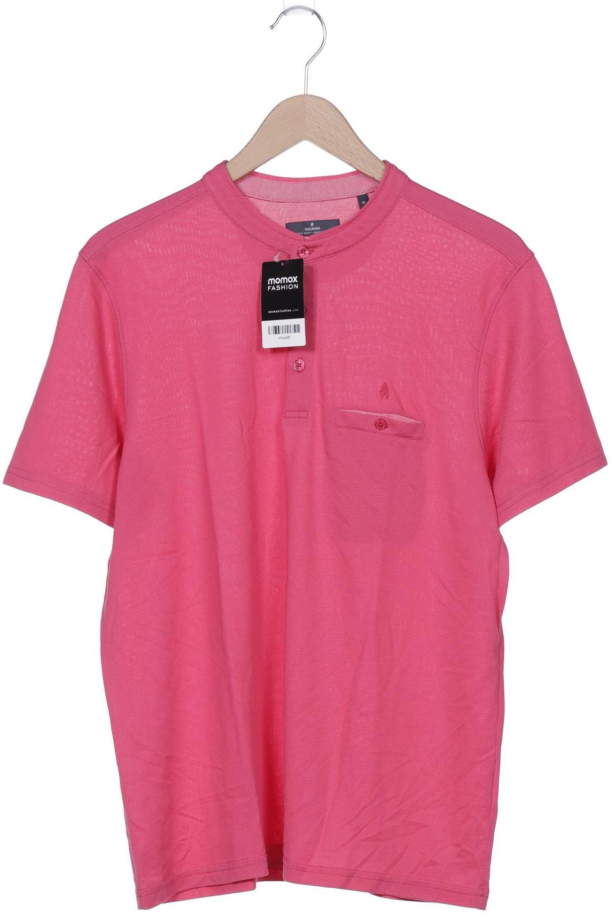 

ragman Herren Poloshirt, pink, Gr. 48