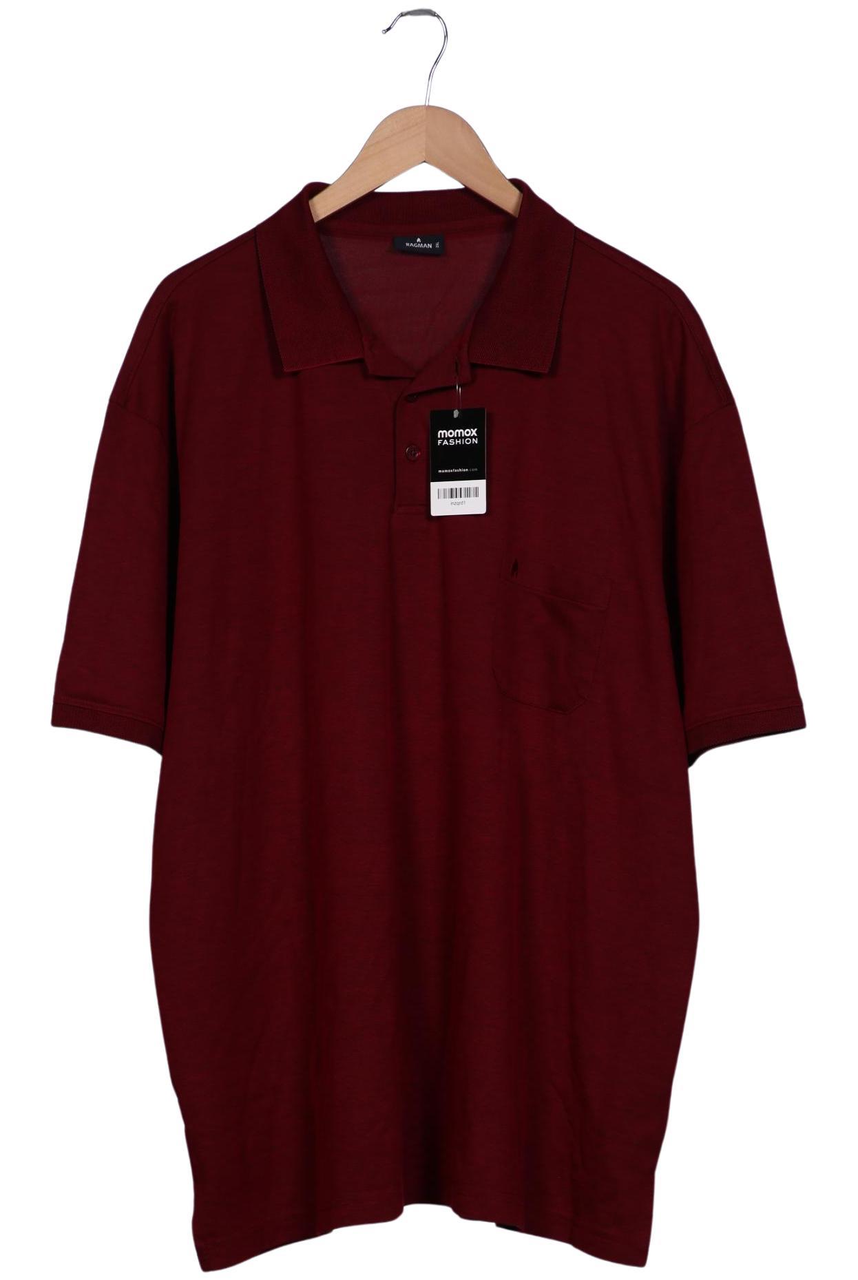 

ragman Herren Poloshirt, bordeaux, Gr. 58