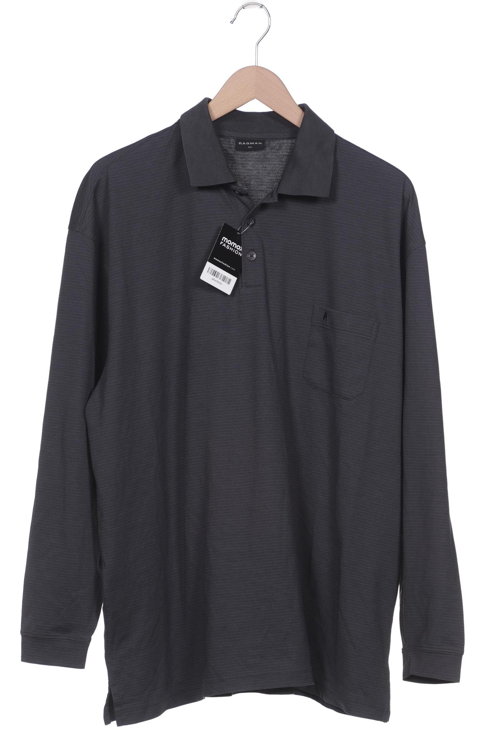 

ragman Herren Poloshirt, grau, Gr. 58