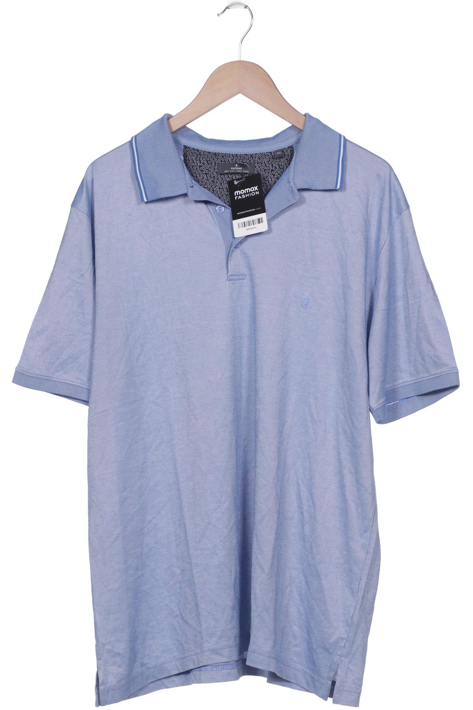 

ragman Herren Poloshirt, blau