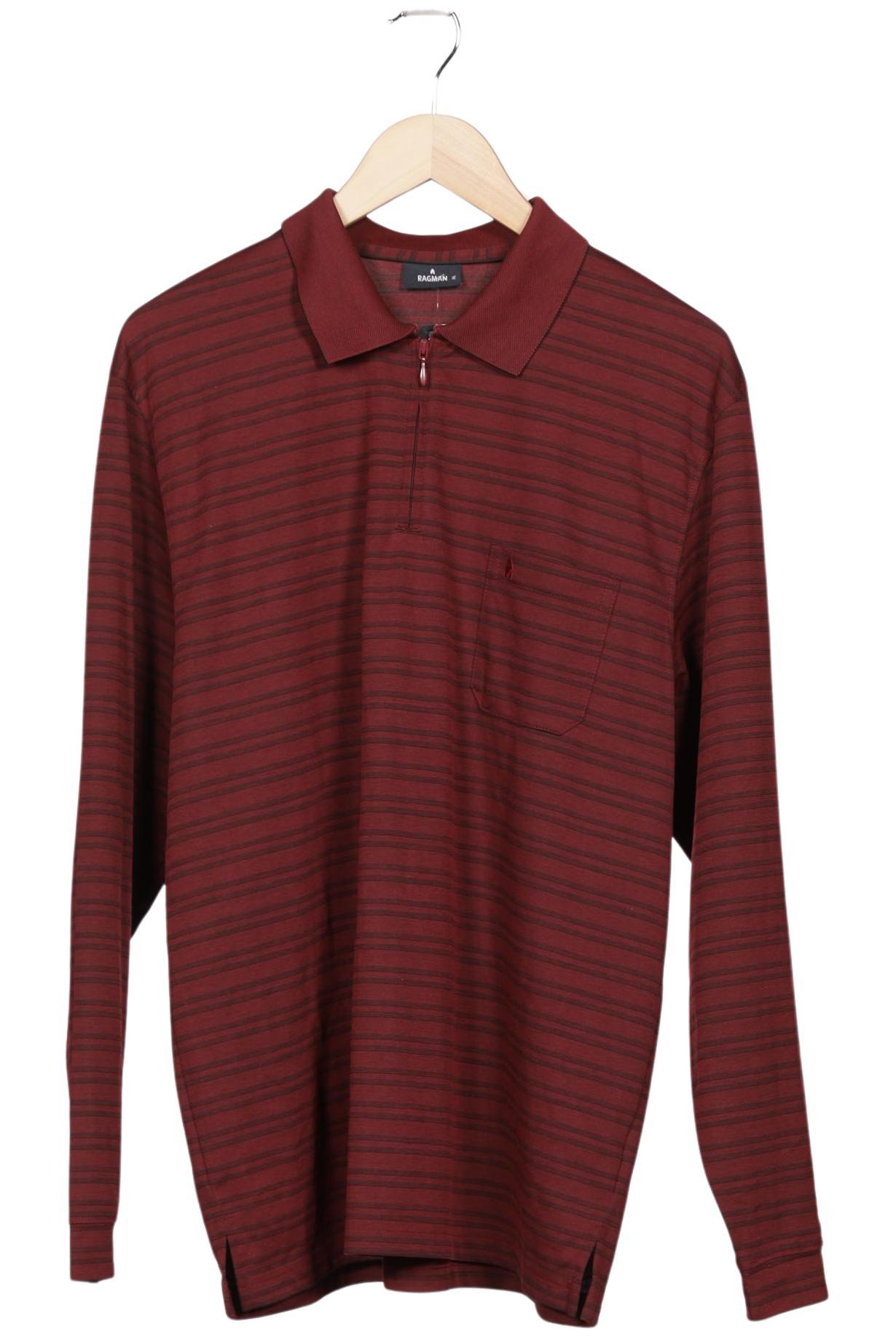 

ragman Herren Poloshirt, rot, Gr. 54