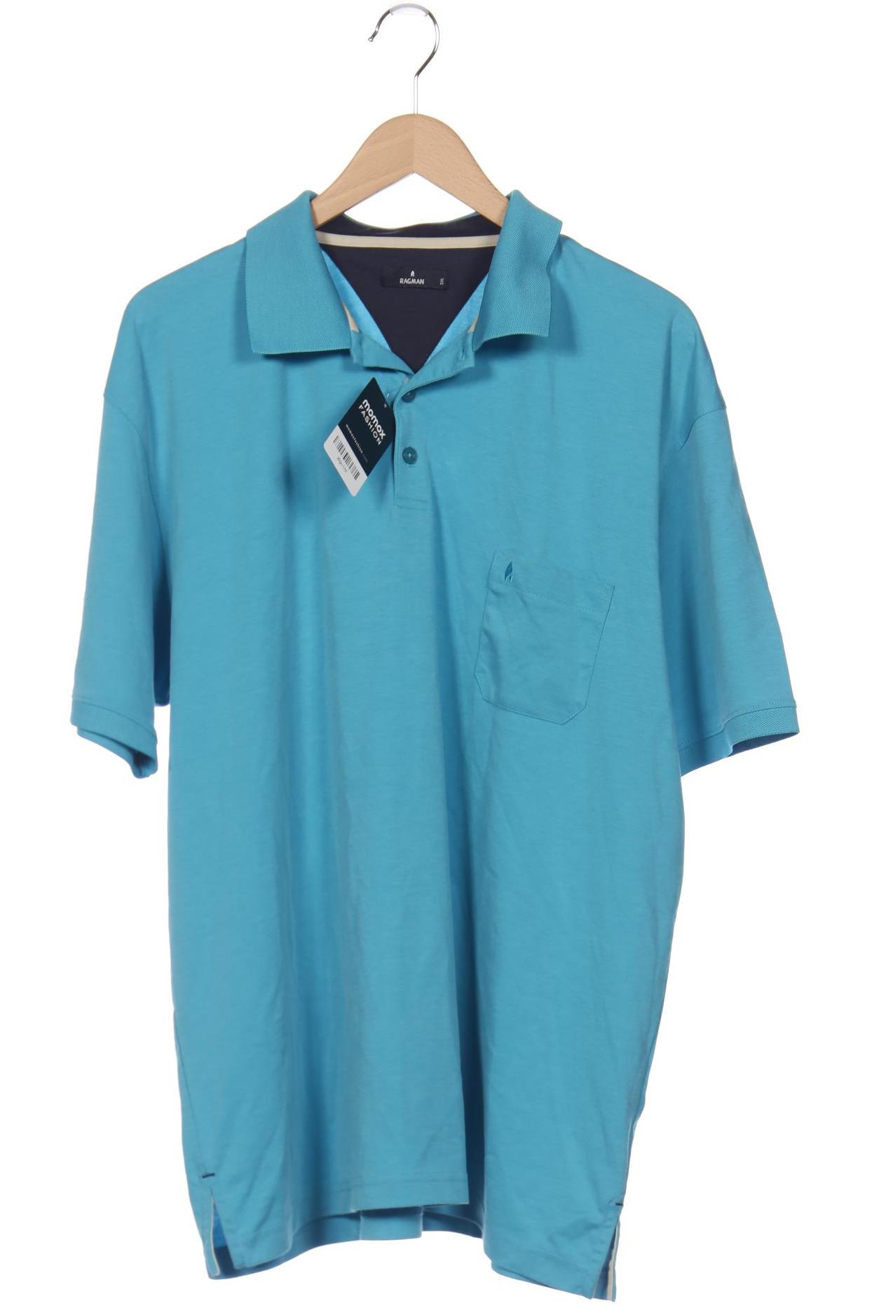 

ragman Herren Poloshirt, blau