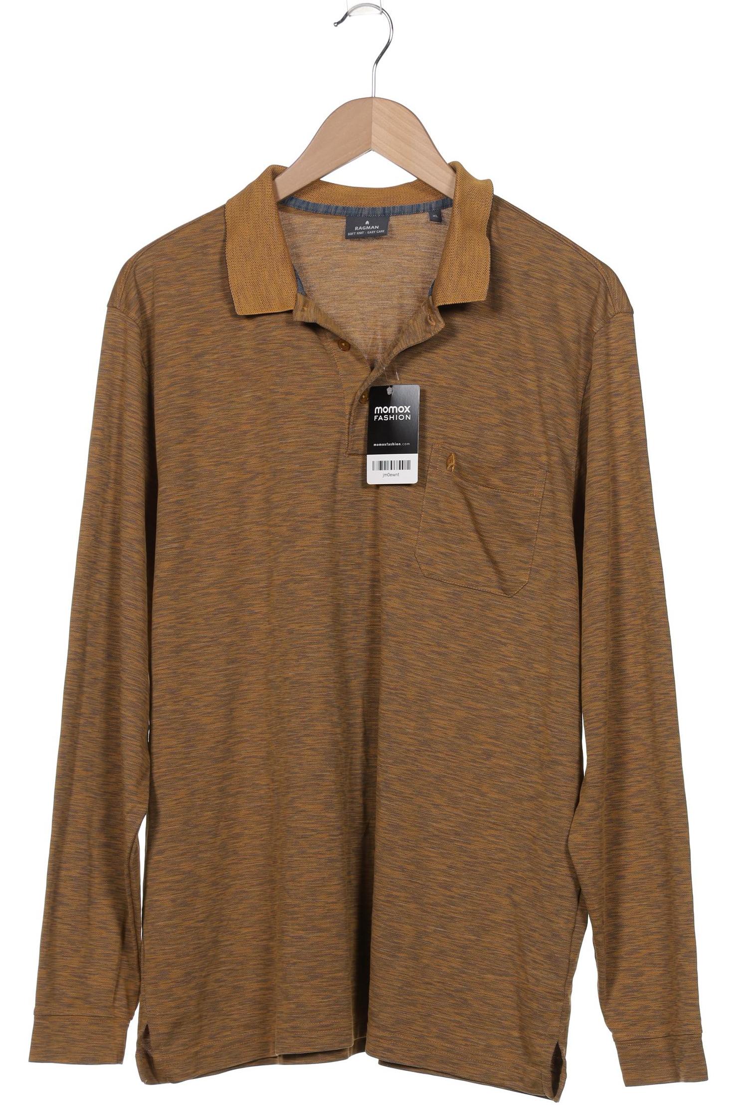 

ragman Herren Poloshirt, braun, Gr. 54