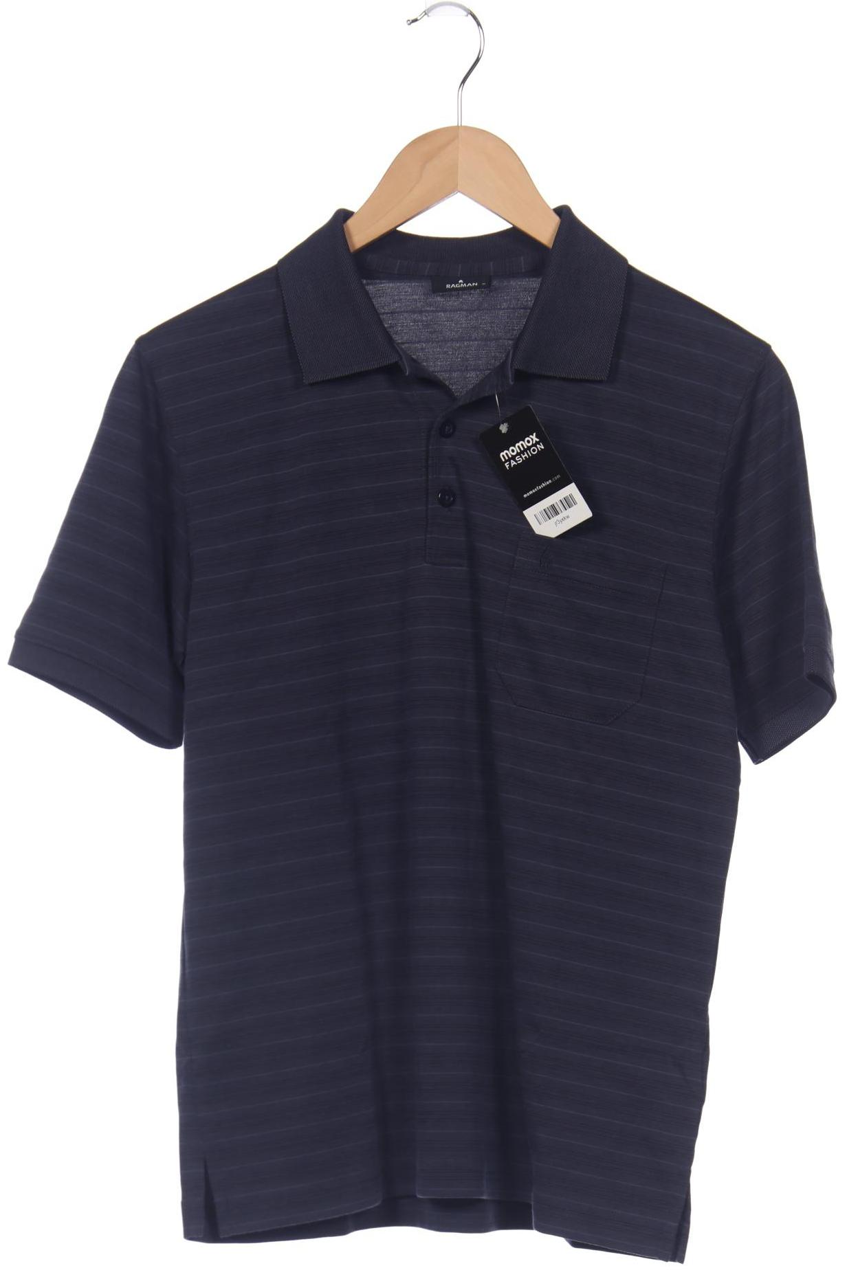 

ragman Herren Poloshirt, marineblau