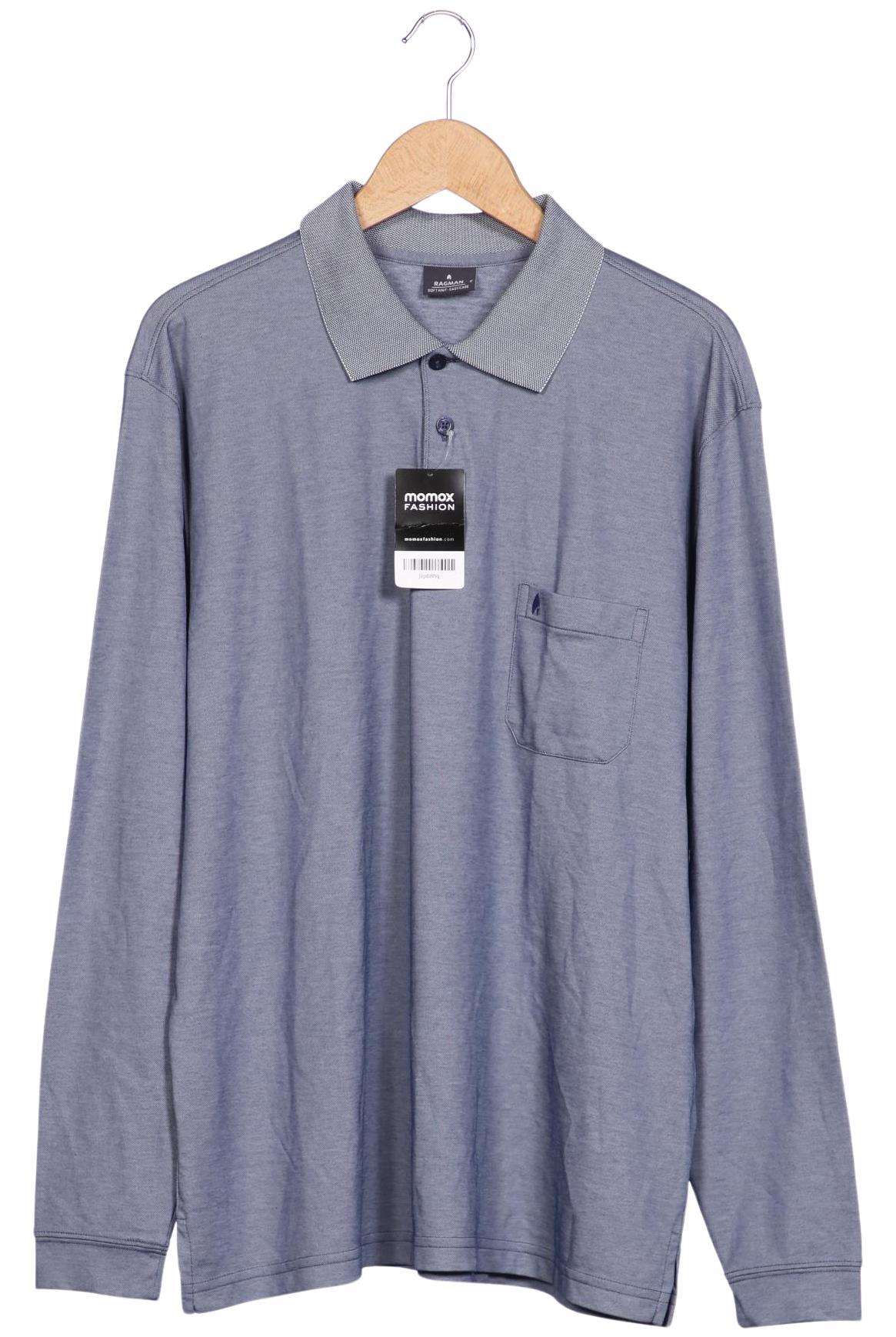 

ragman Herren Poloshirt, blau, Gr. 54
