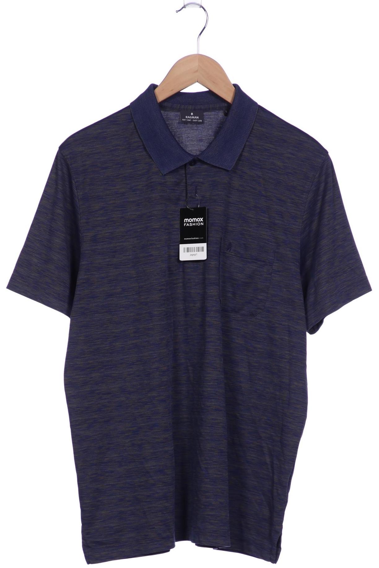 

ragman Herren Poloshirt, marineblau, Gr. 52