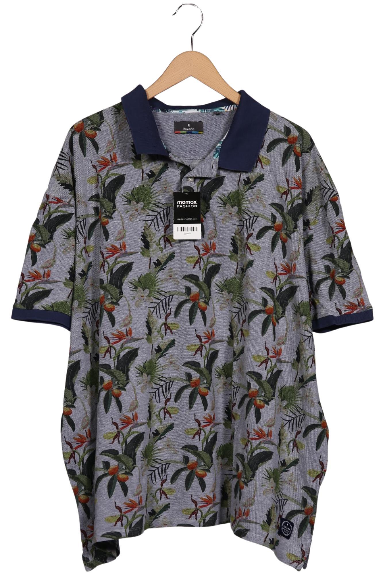 

ragman Herren Poloshirt, blau, Gr. 62