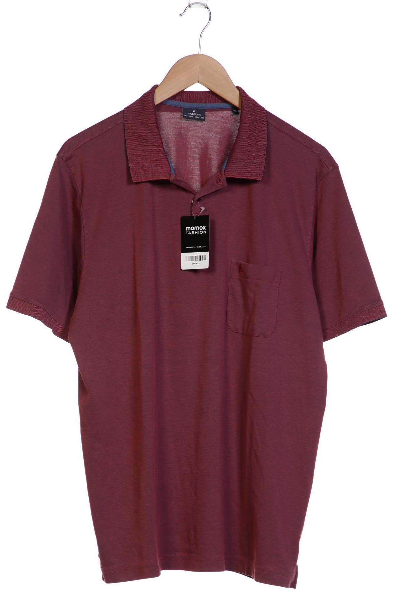 

ragman Herren Poloshirt, bordeaux, Gr. 54