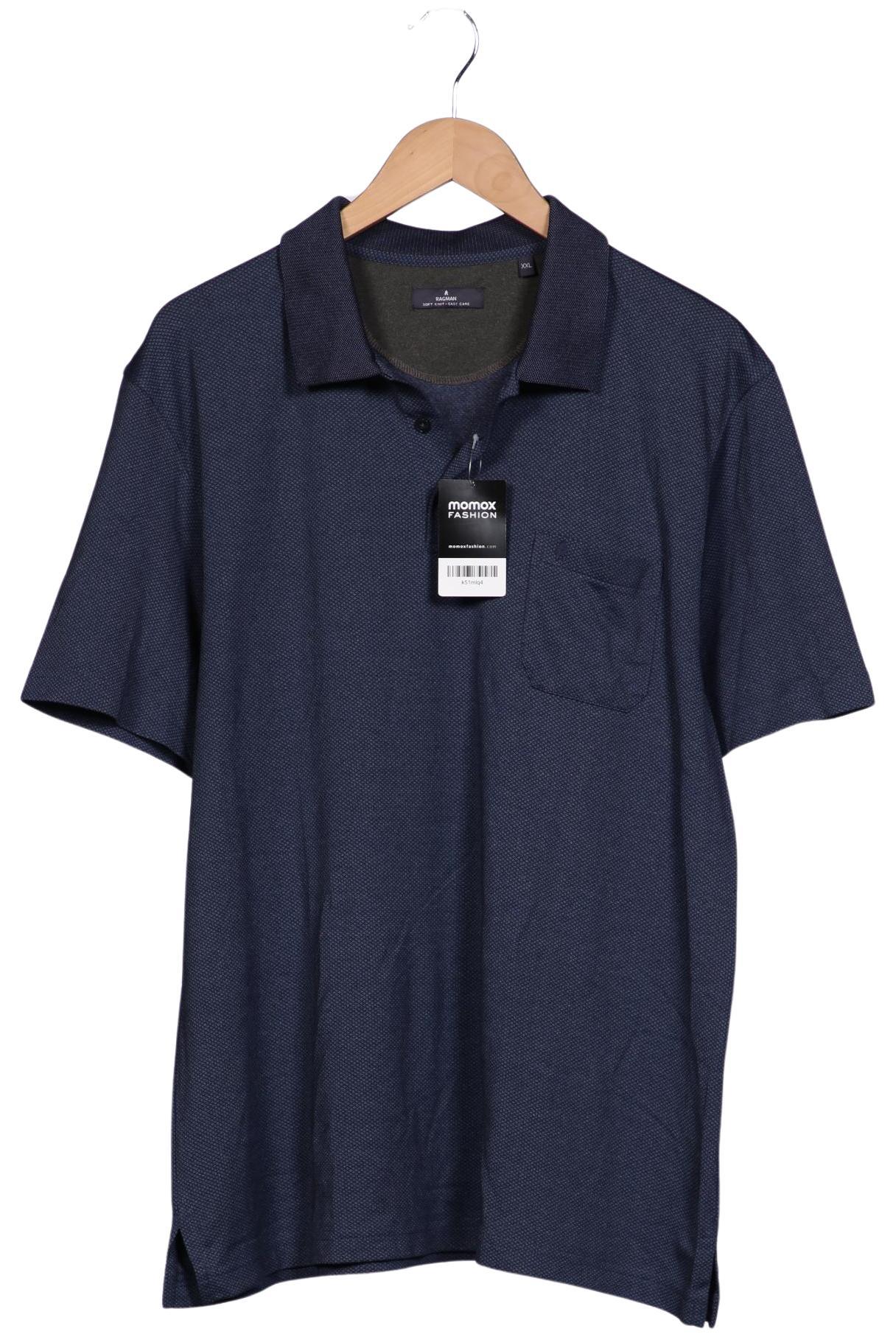 

ragman Herren Poloshirt, marineblau, Gr. 56