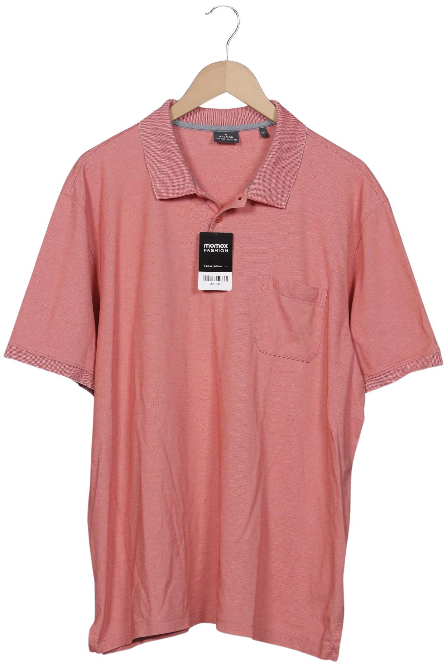 

ragman Herren Poloshirt, rot, Gr. 56