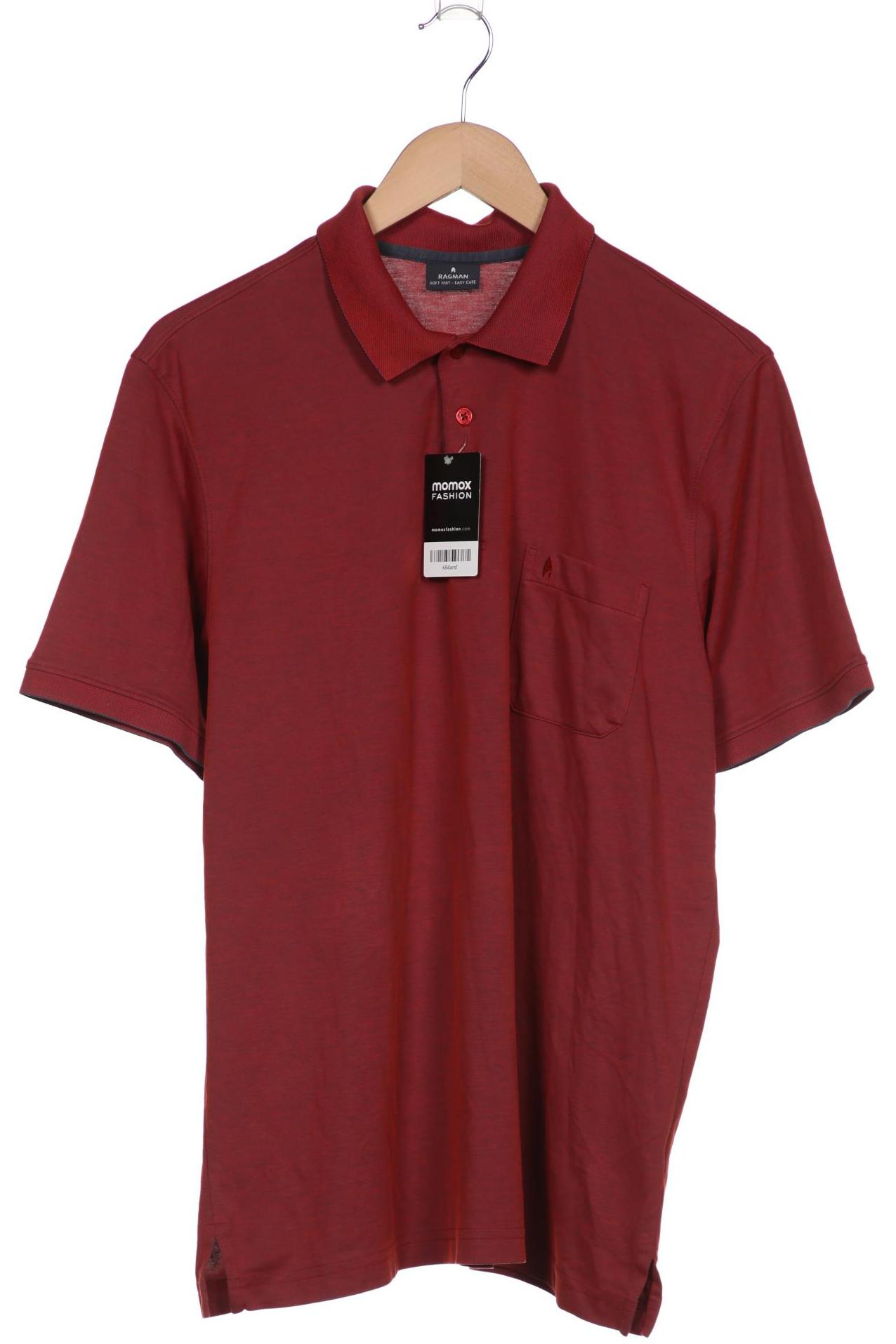 

ragman Herren Poloshirt, rot