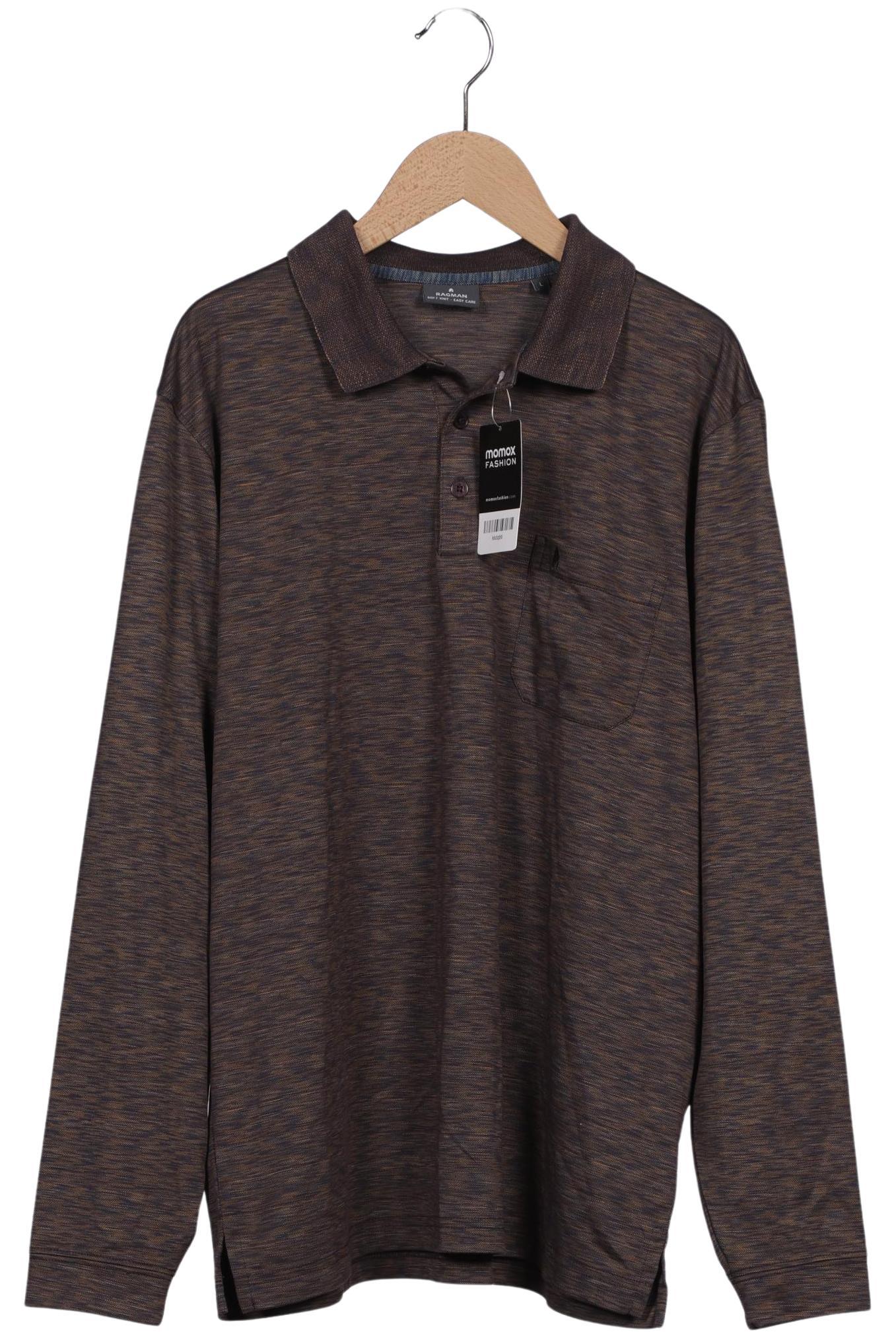 

ragman Herren Poloshirt, flieder, Gr. 52