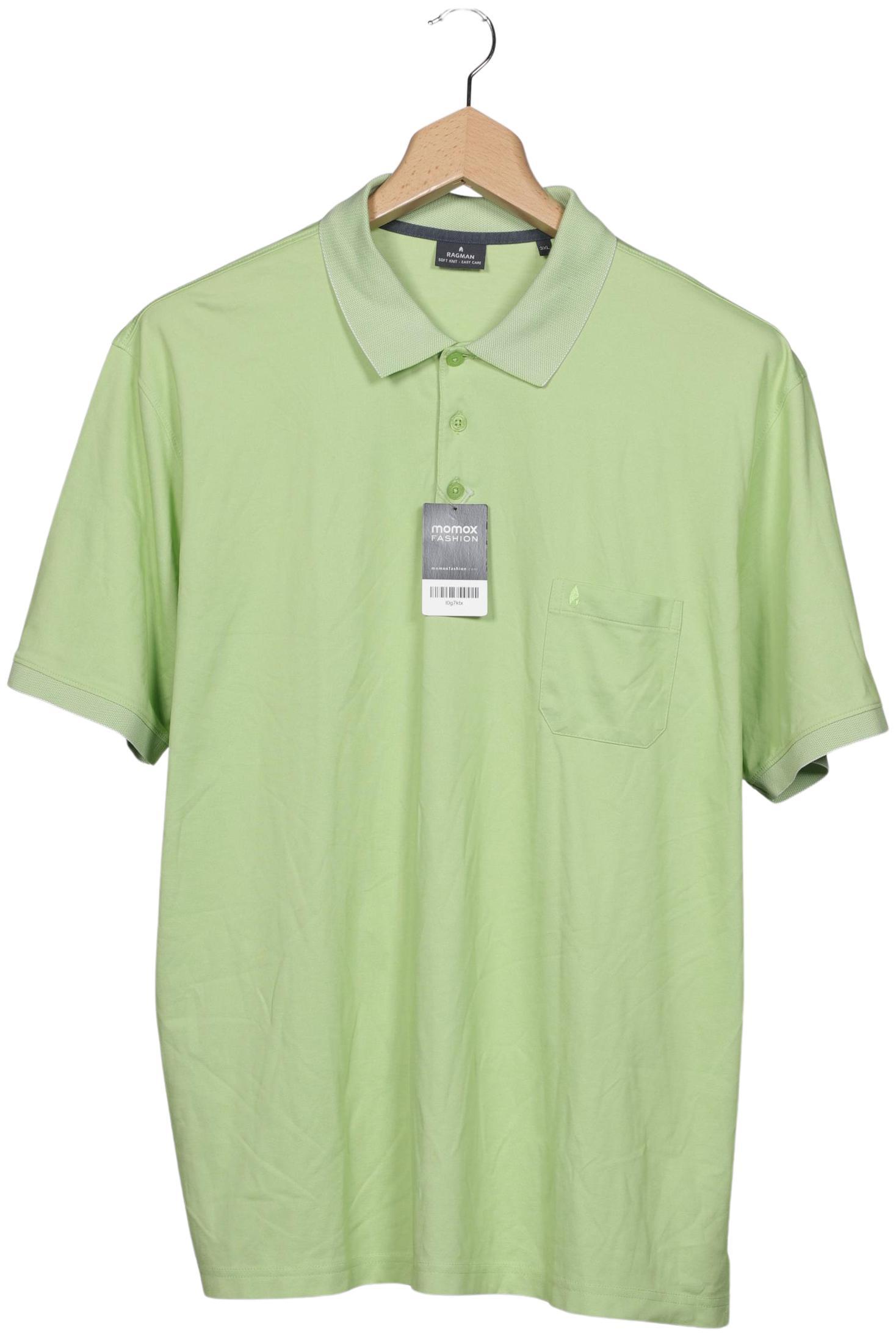 Thumbnail - ragman Herren Poloshirt, hellgrün, Gr. 58