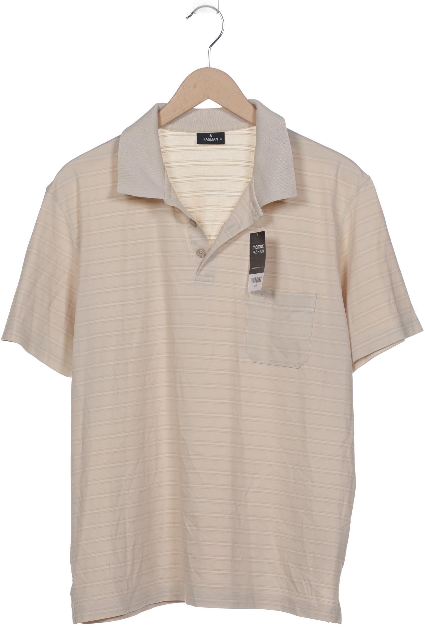 

ragman Herren Poloshirt, beige, Gr. 54