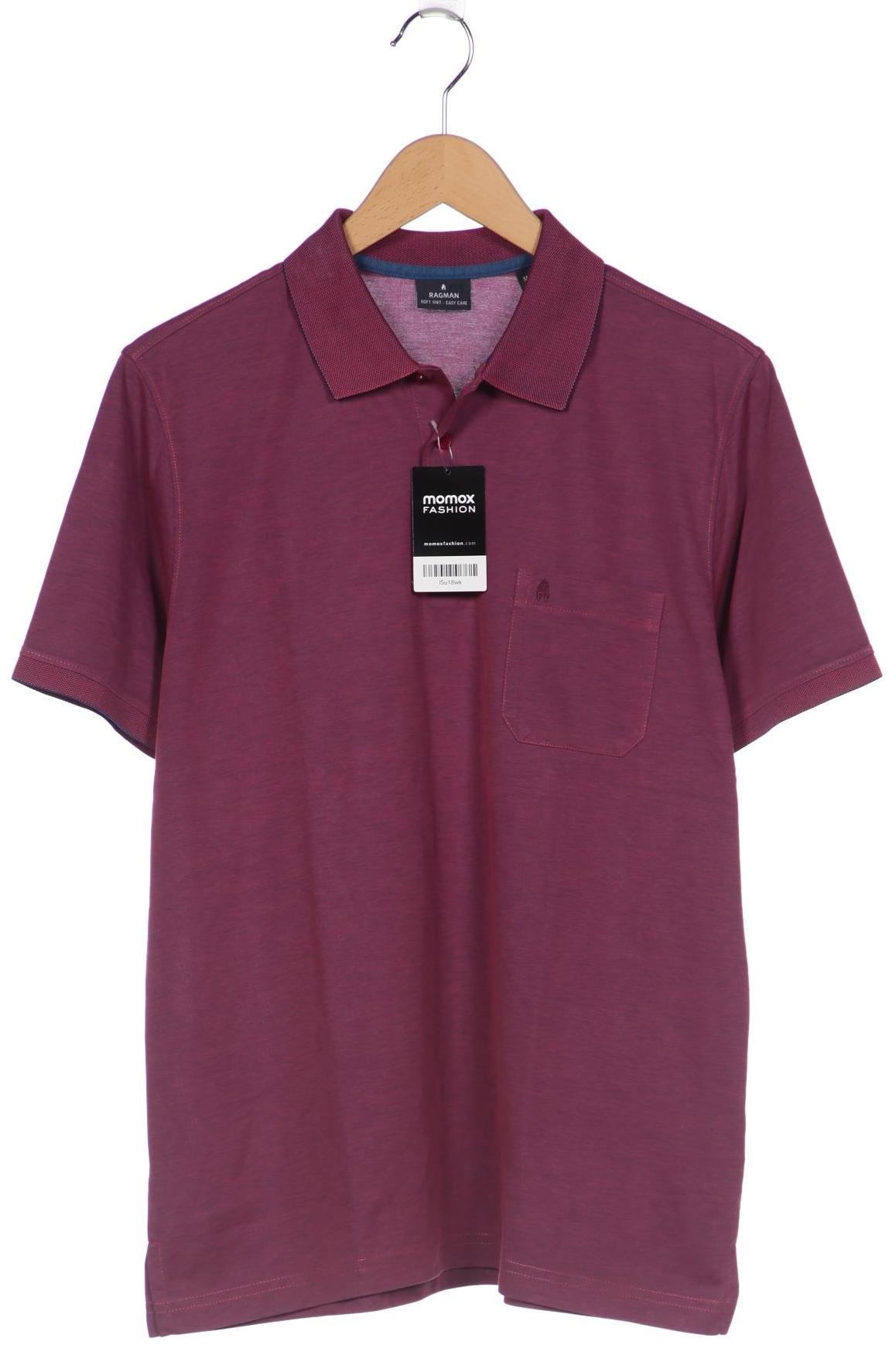 

ragman Herren Poloshirt, pink