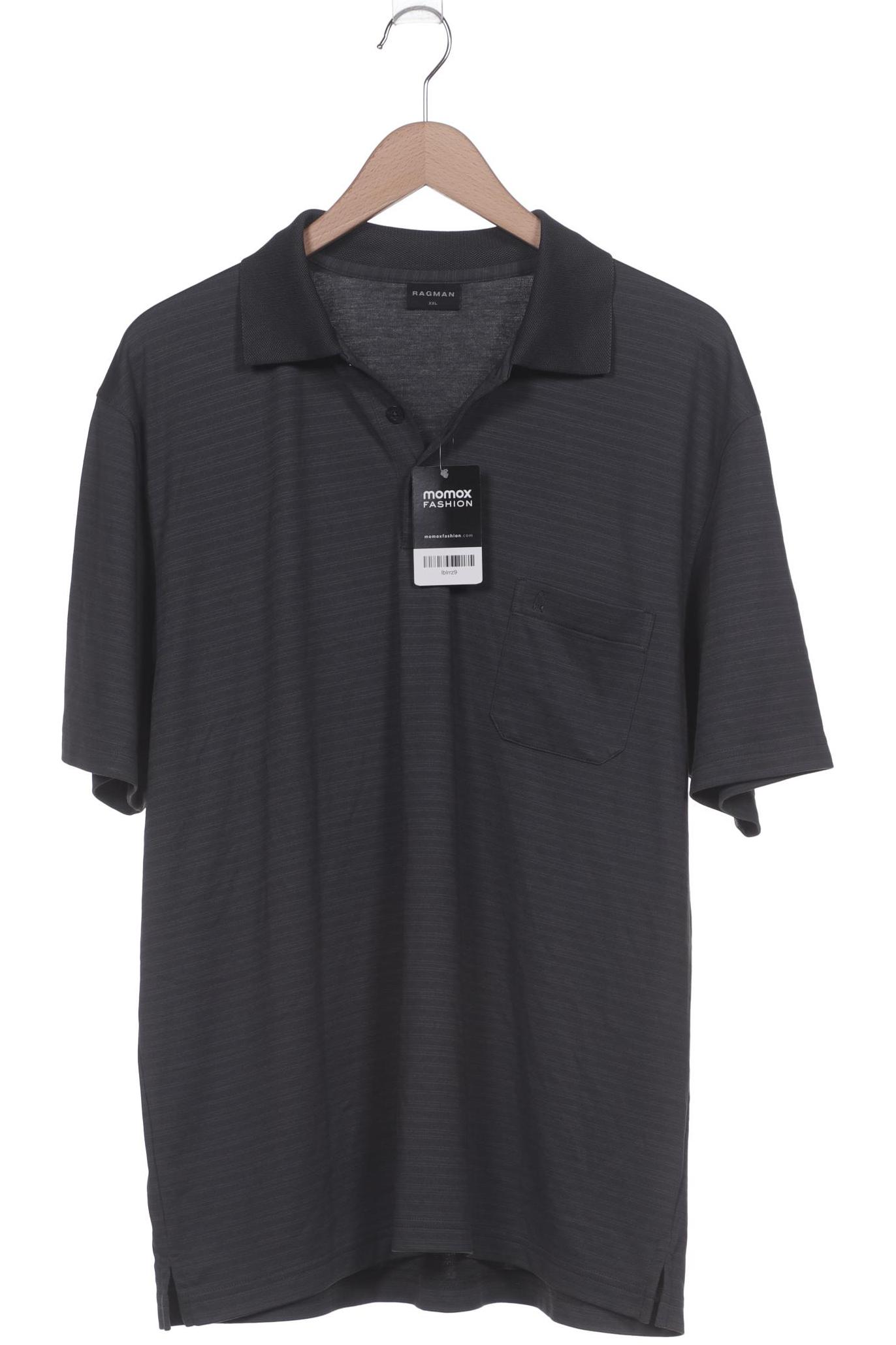 

ragman Herren Poloshirt, grau, Gr. 56