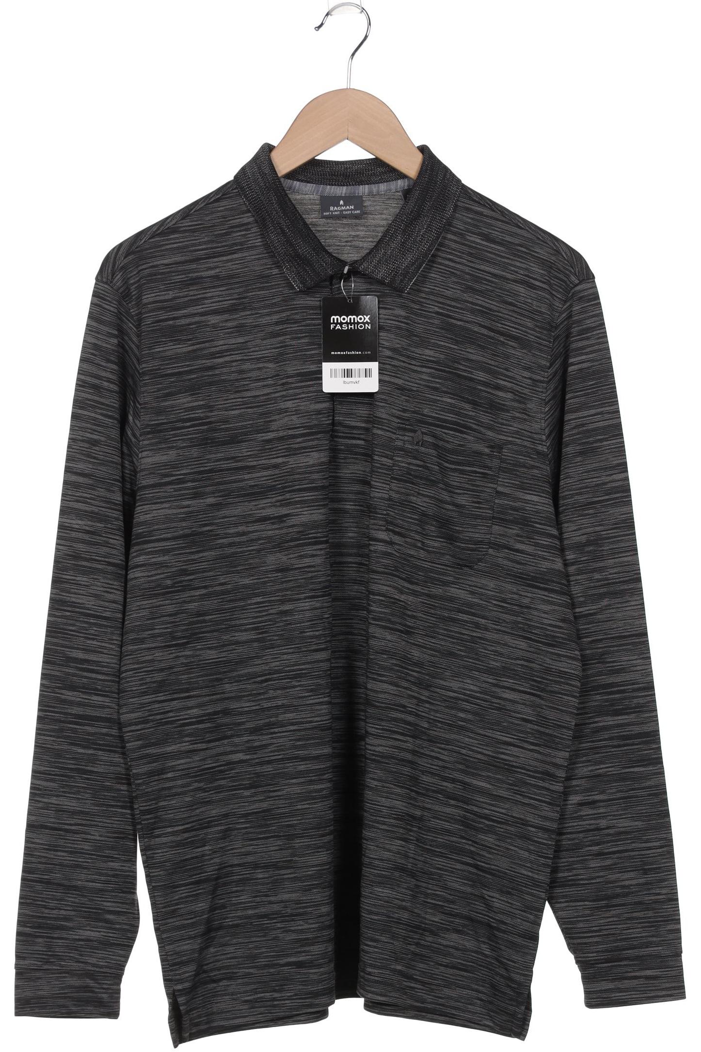 

ragman Herren Poloshirt, schwarz, Gr. 52