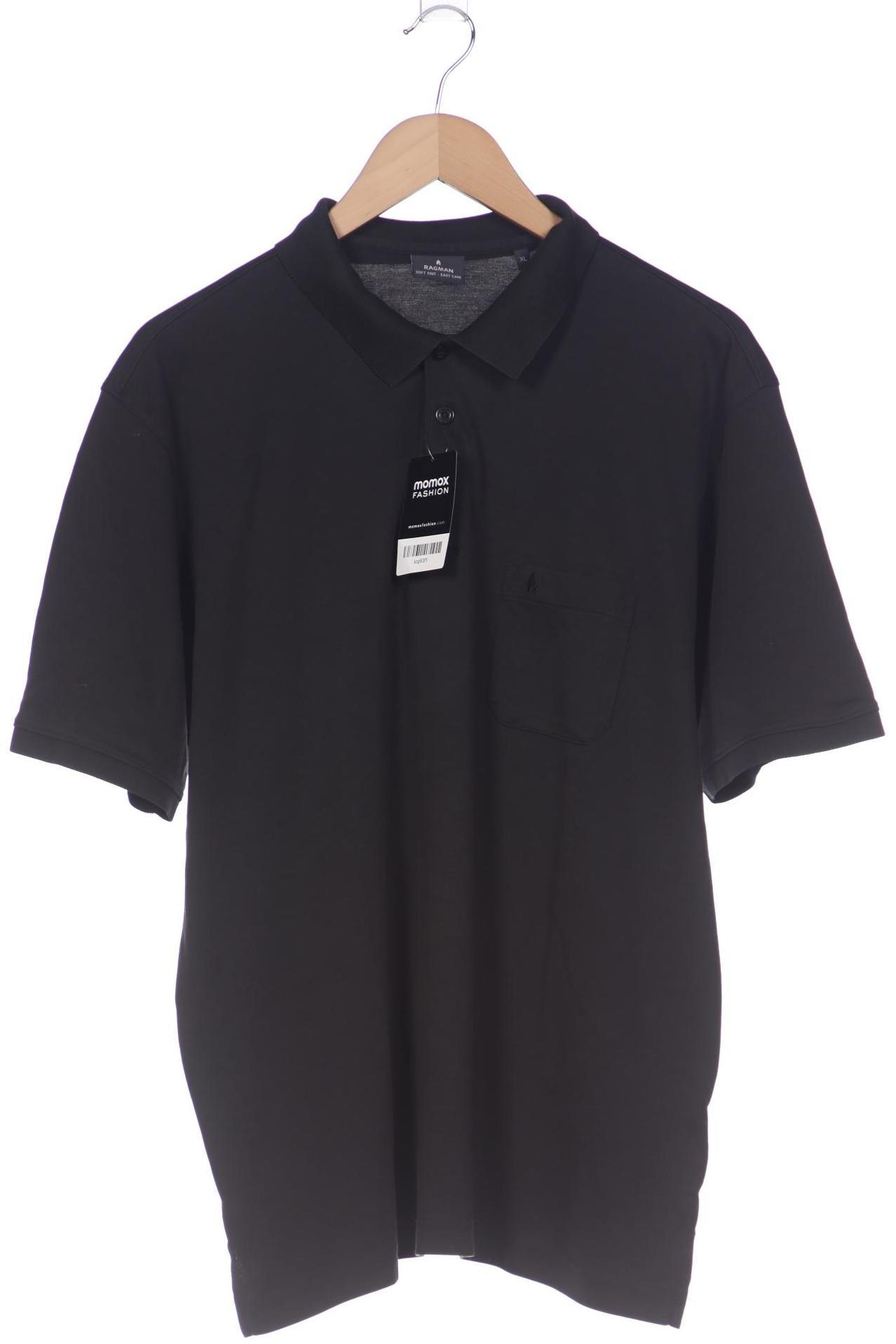 

ragman Herren Poloshirt, schwarz, Gr. 54