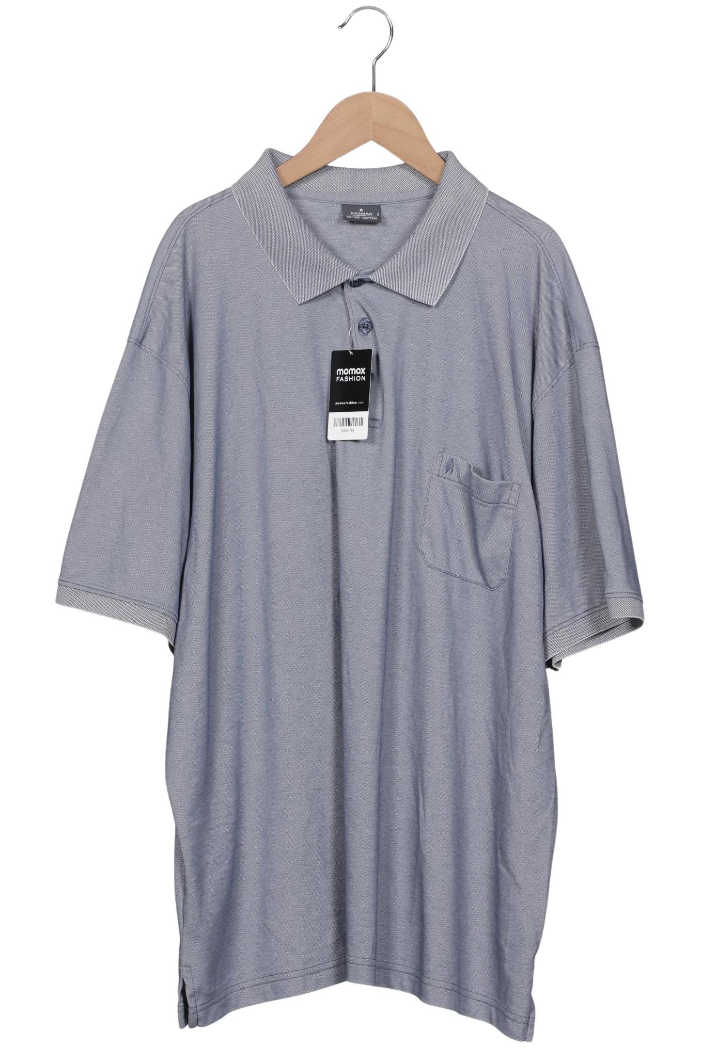 

ragman Herren Poloshirt, hellblau, Gr. 58