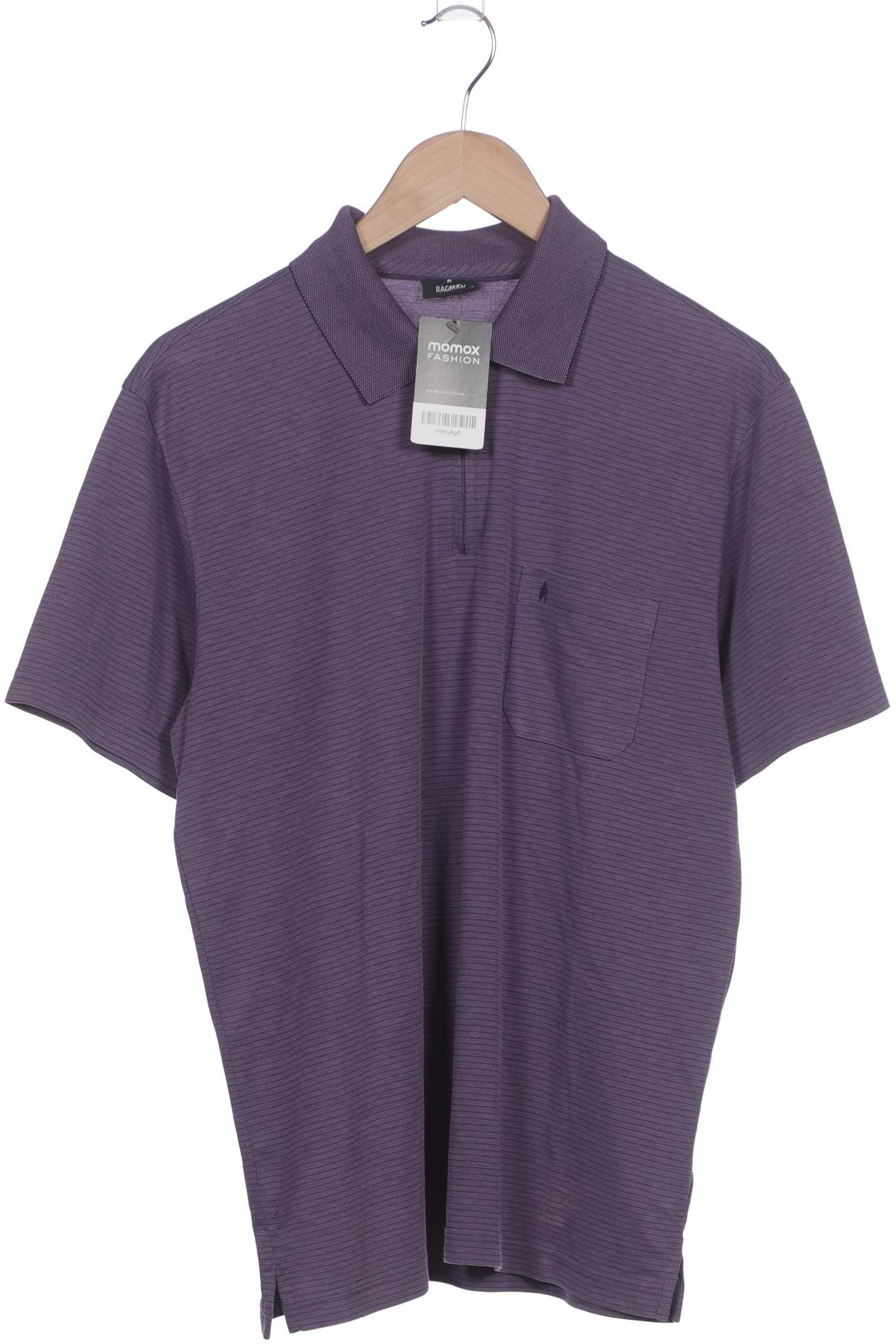

ragman Herren Poloshirt, flieder, Gr. 52