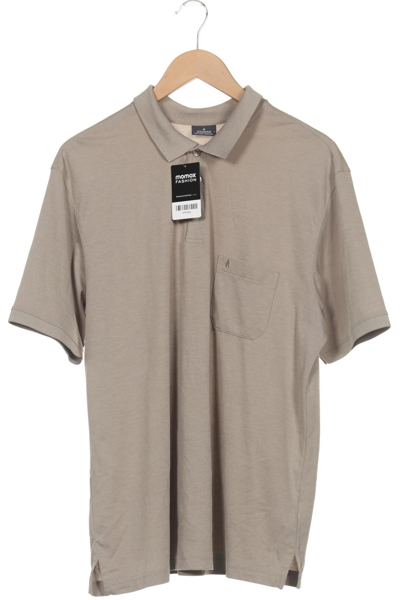 

ragman Herren Poloshirt, beige, Gr. 54