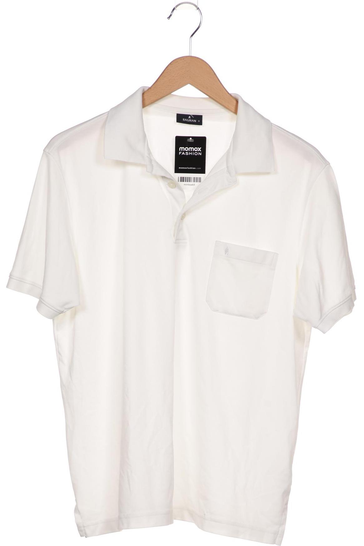

ragman Herren Poloshirt, weiß, Gr. 48