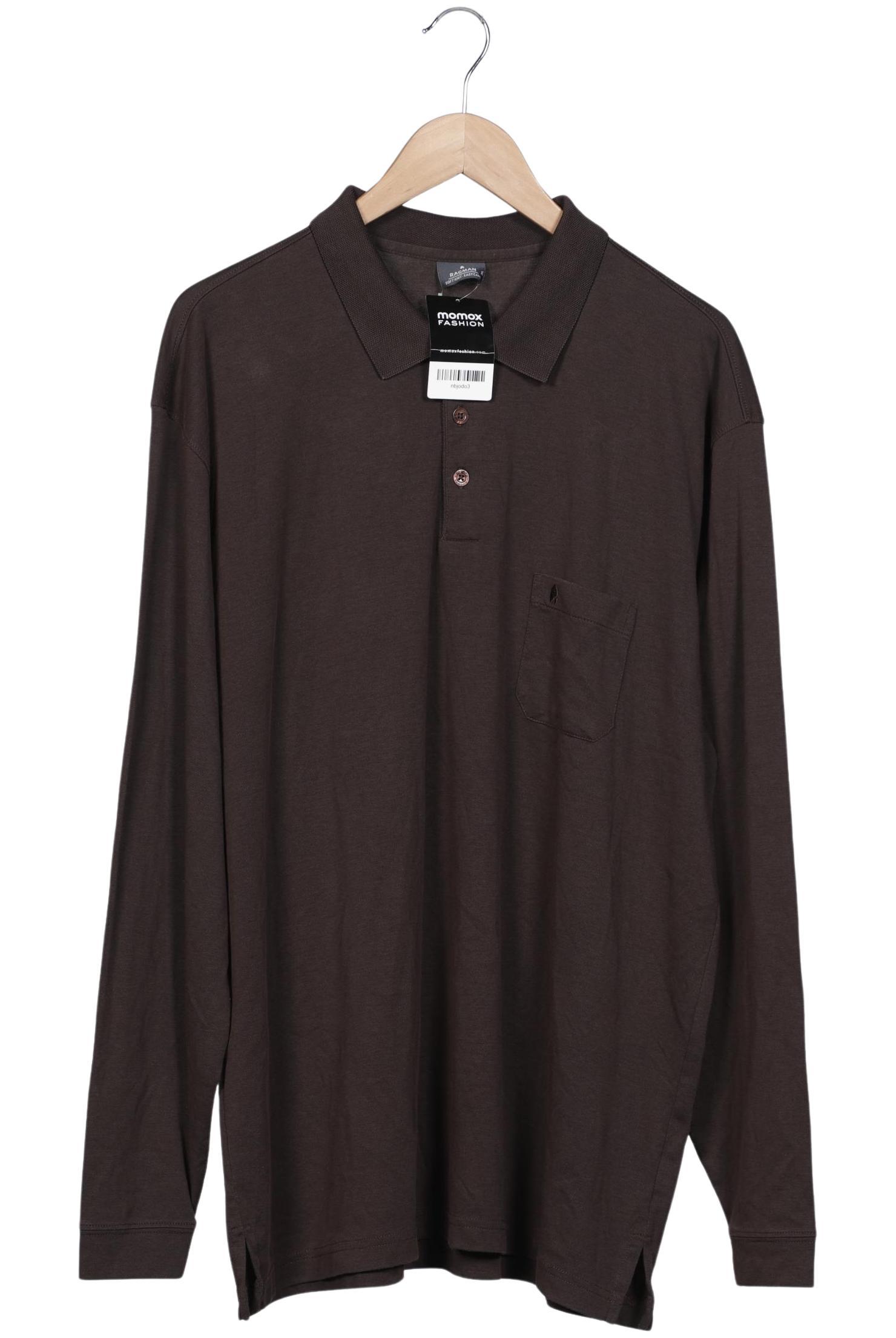 

ragman Herren Poloshirt, braun, Gr. 58