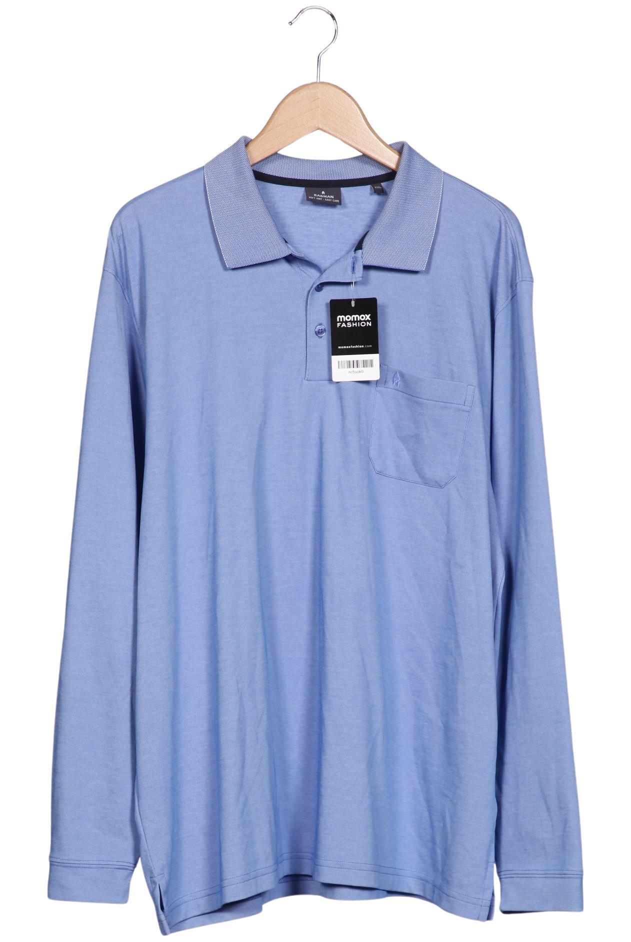 

ragman Herren Poloshirt, hellblau, Gr. 56