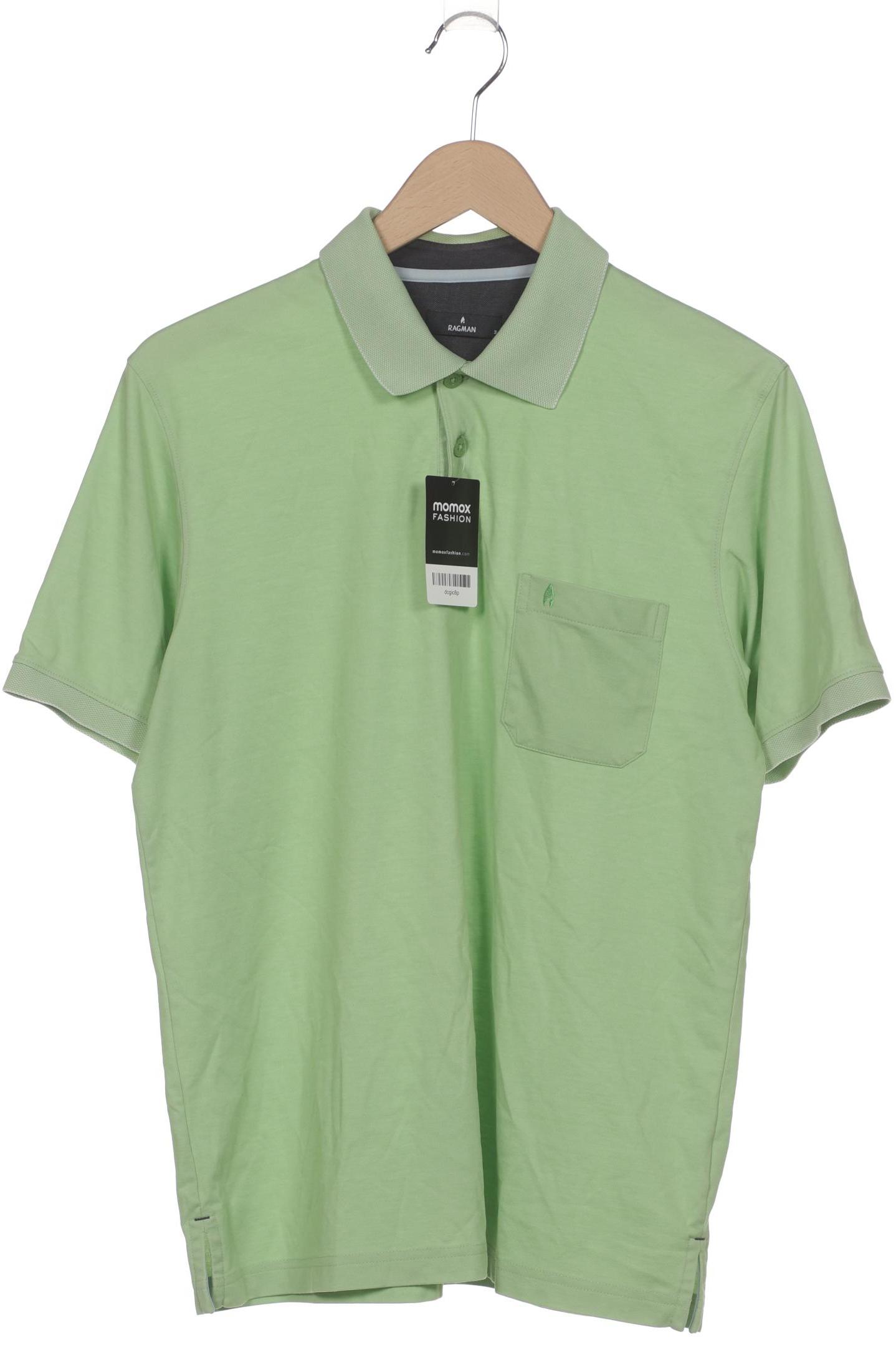 

ragman Herren Poloshirt, hellgrün, Gr. 48