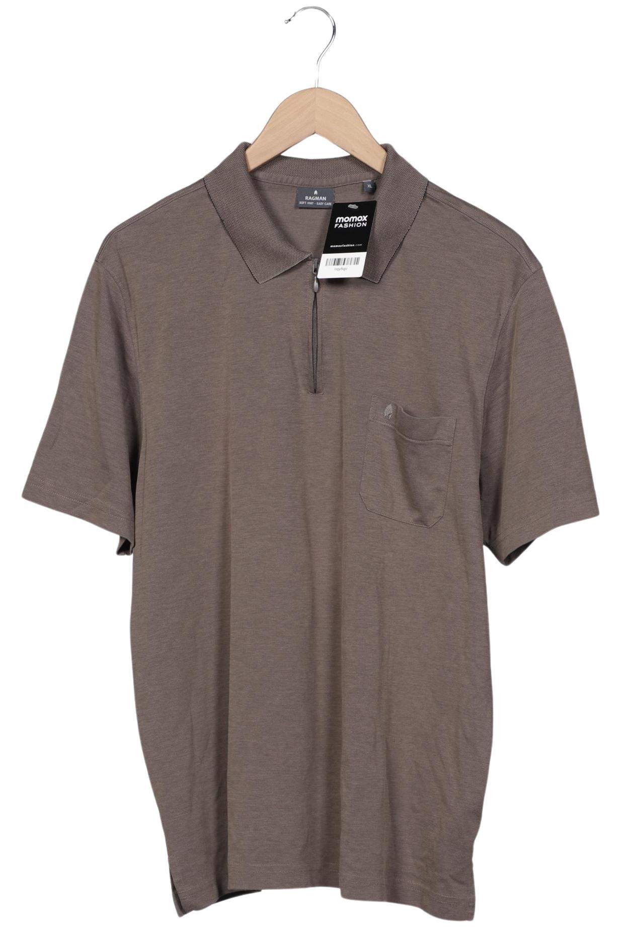 

ragman Herren Poloshirt, braun, Gr. 54