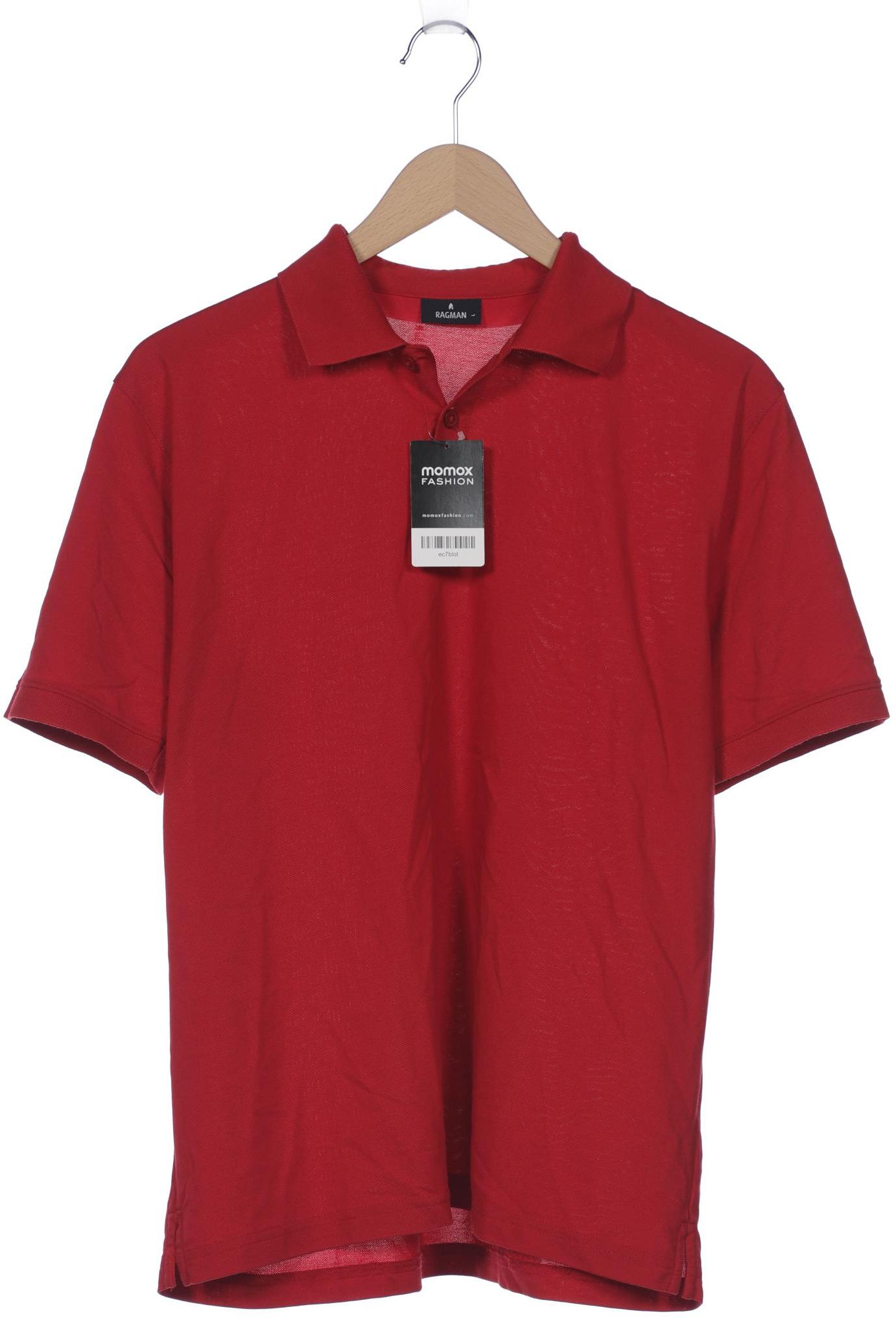 

ragman Herren Poloshirt, rot