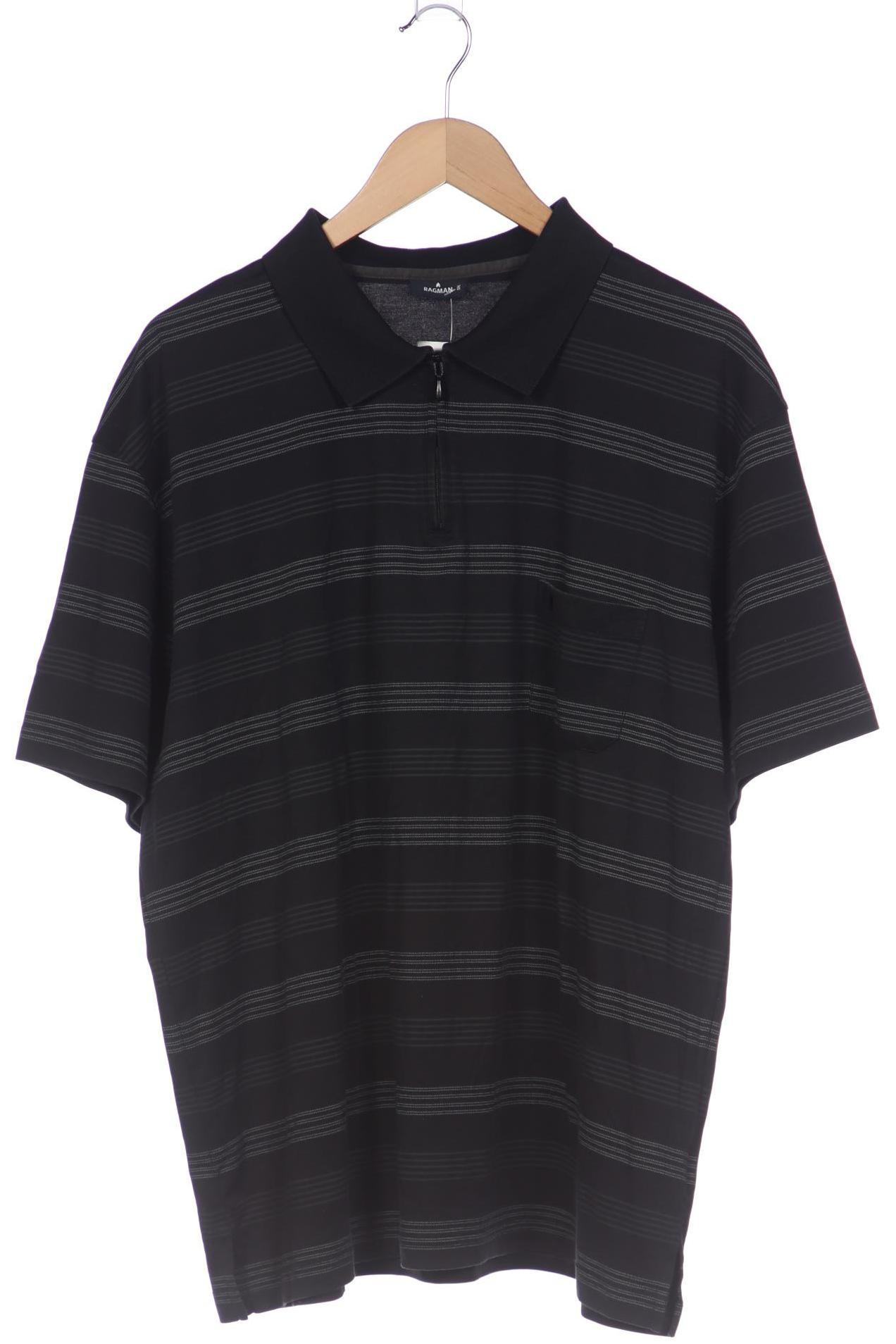 

ragman Herren Poloshirt, schwarz, Gr. 58
