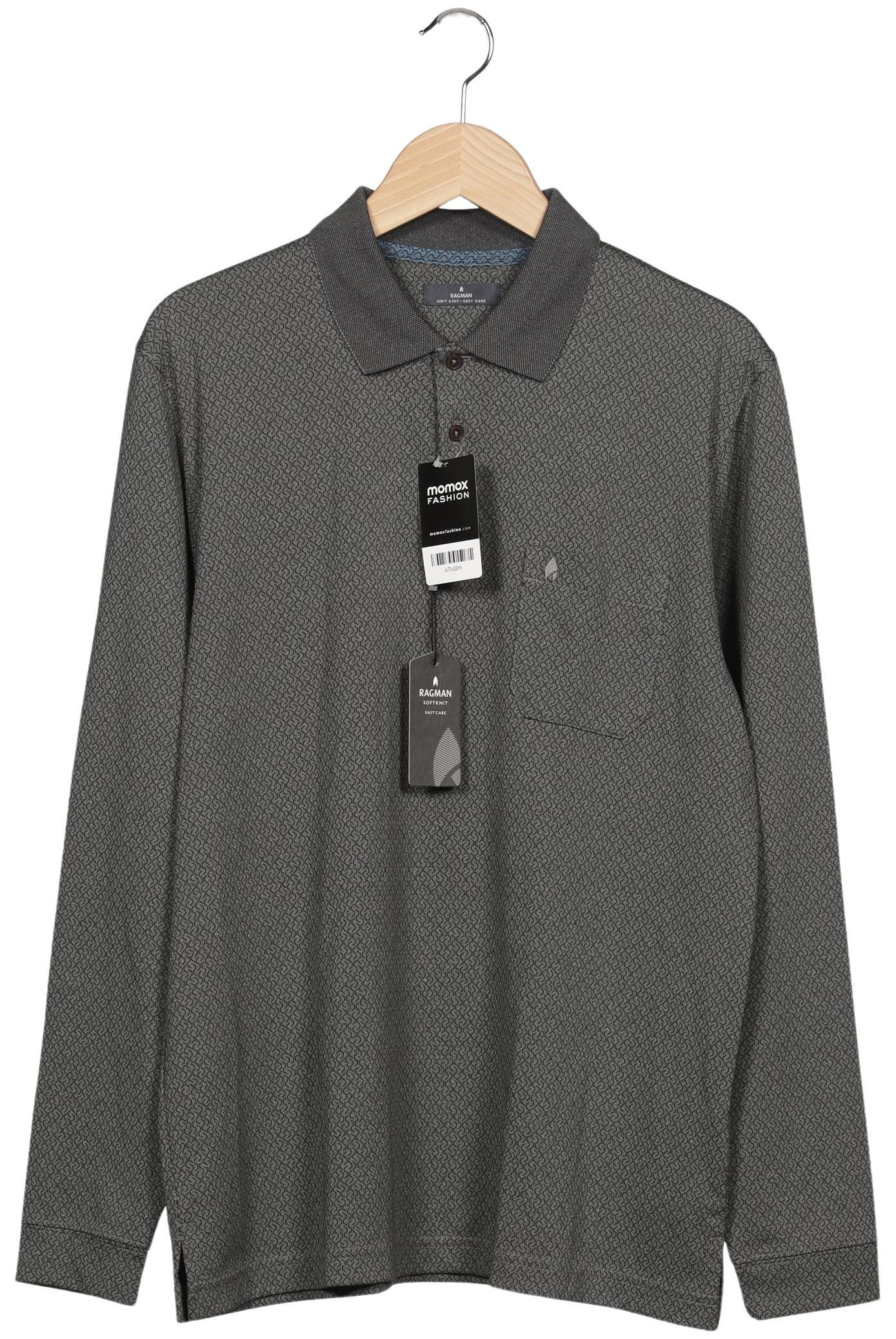

ragman Herren Poloshirt, grau, Gr. 52