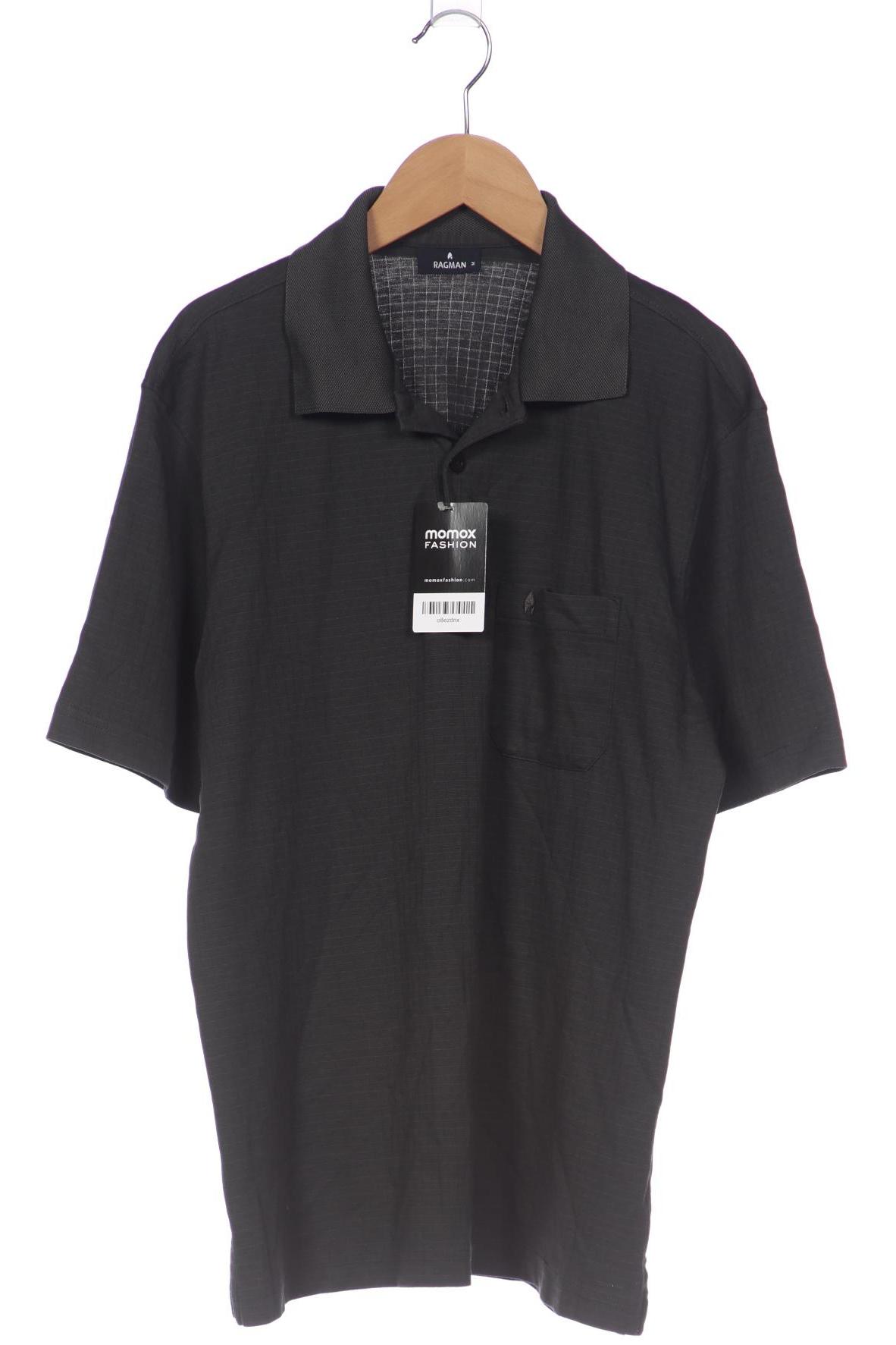 

ragman Herren Poloshirt, grau, Gr. 48