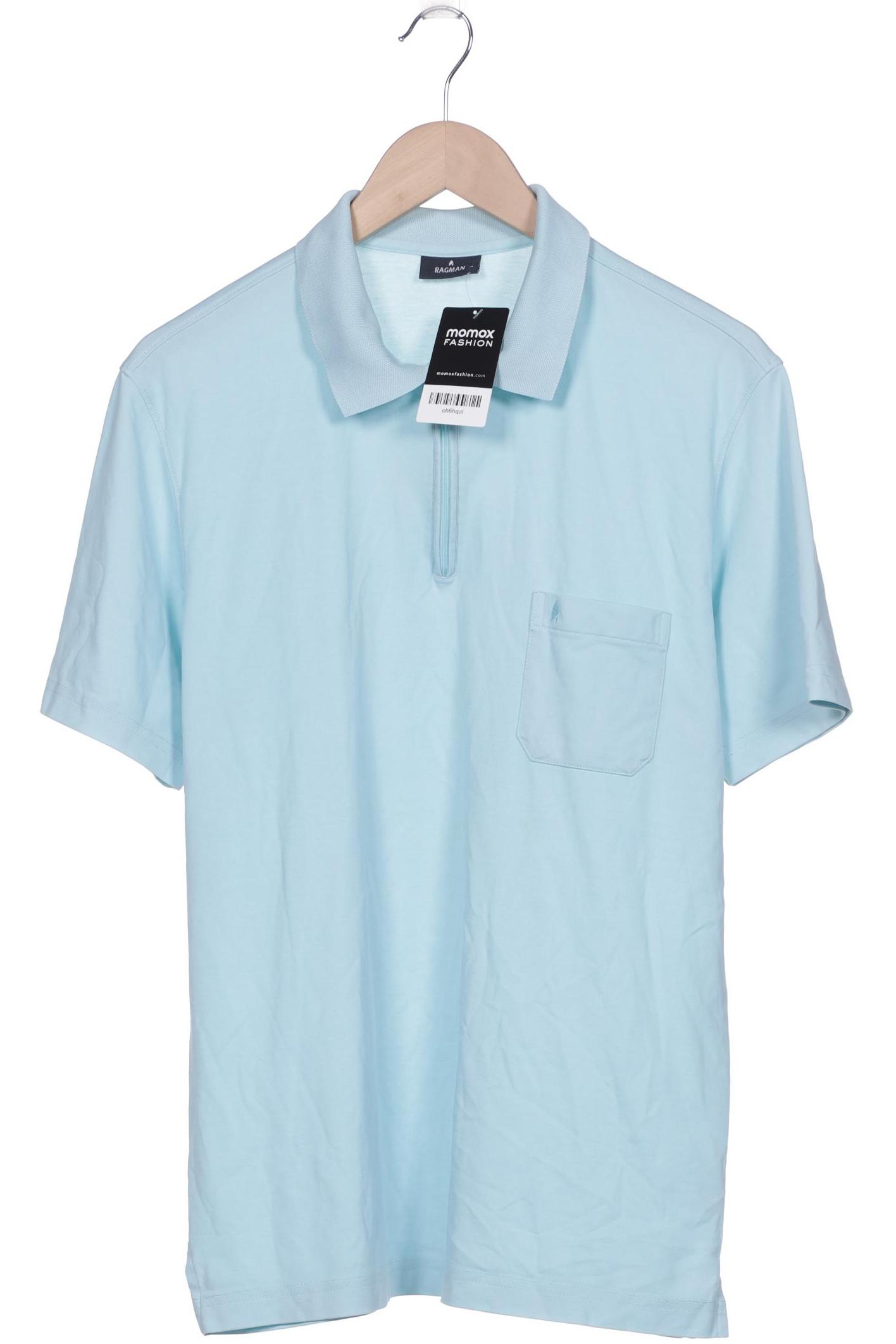 

ragman Herren Poloshirt, hellblau