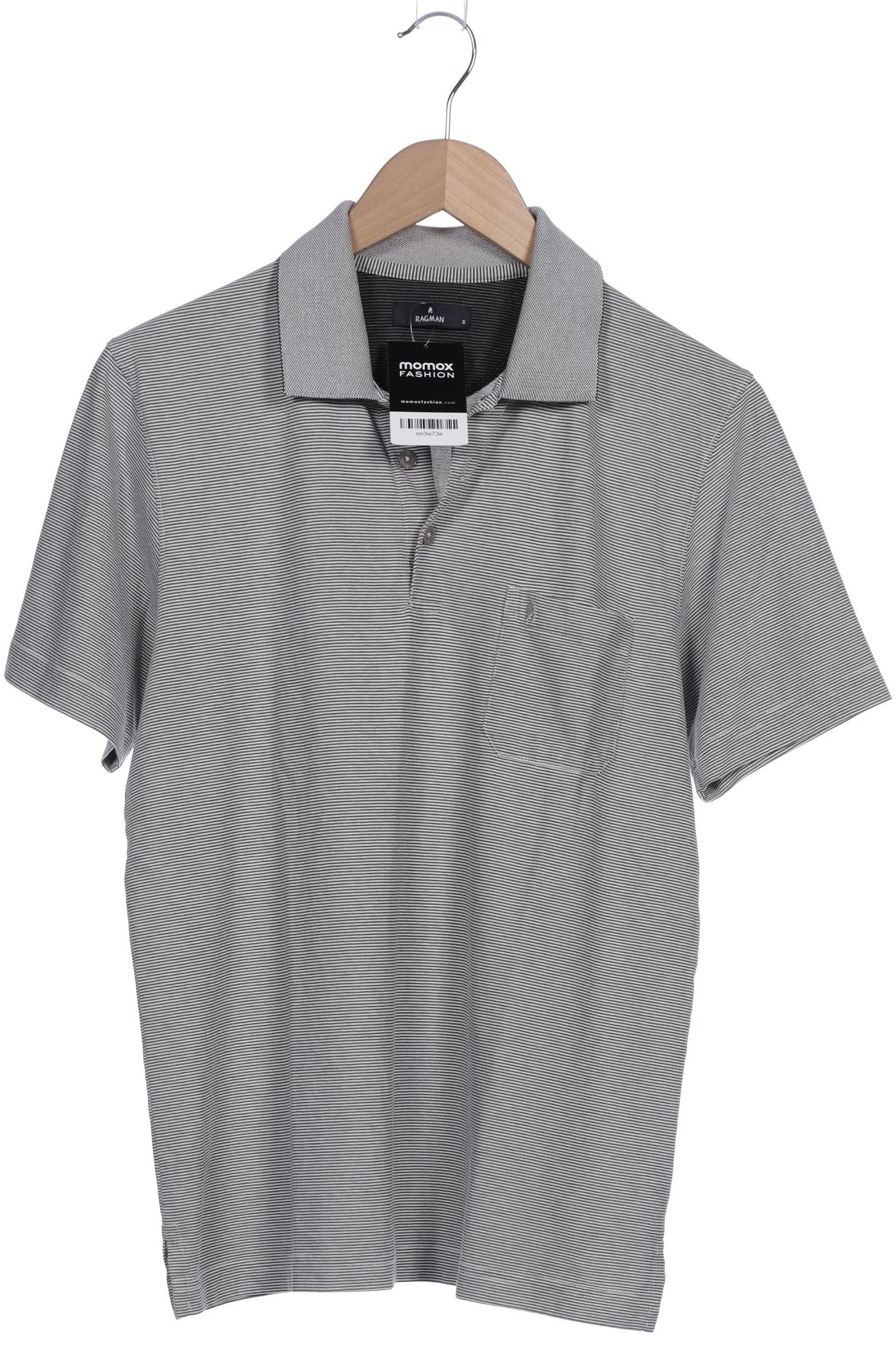 

ragman Herren Poloshirt, grau, Gr. 48