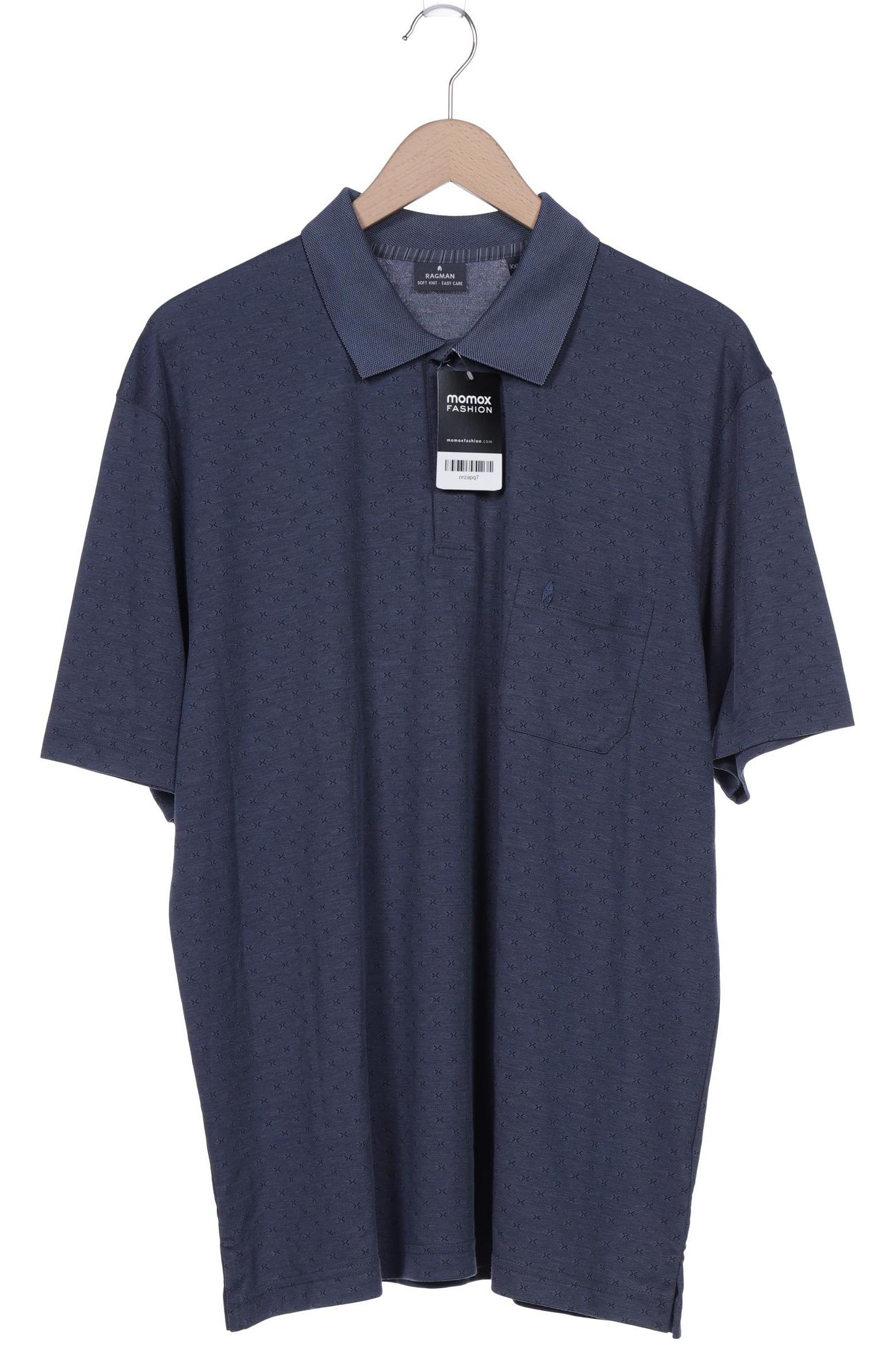 

ragman Herren Poloshirt, marineblau