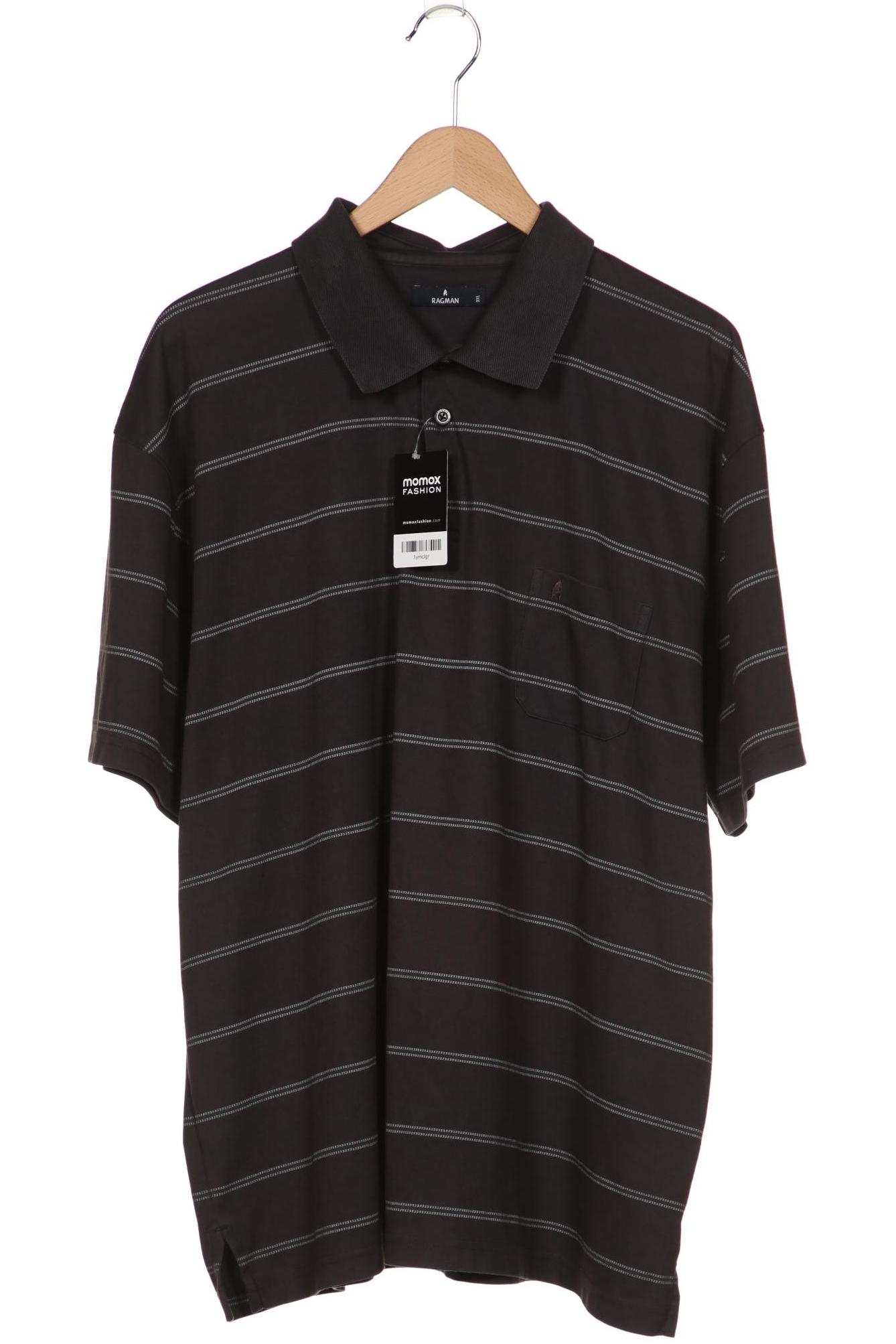 

ragman Herren Poloshirt, grau, Gr. 58