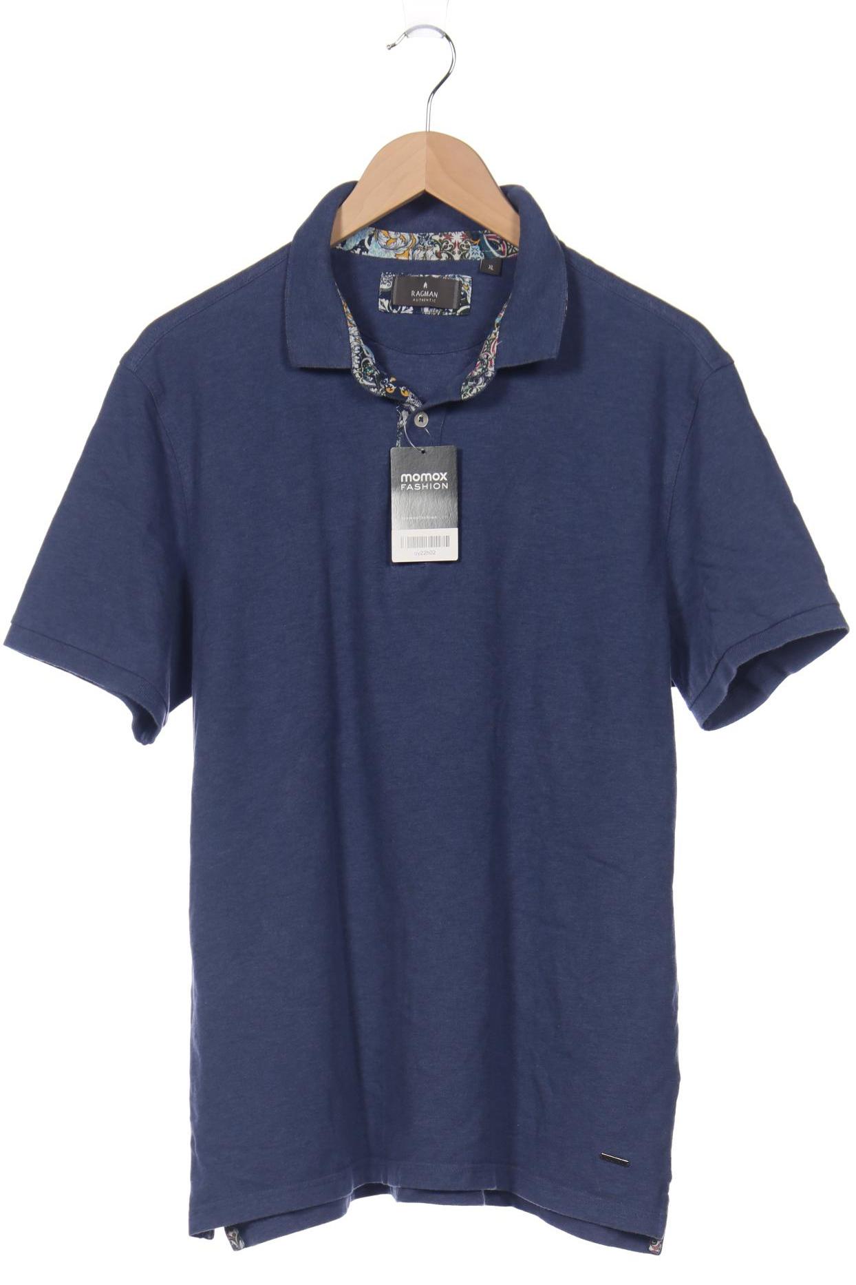 

ragman Herren Poloshirt, blau