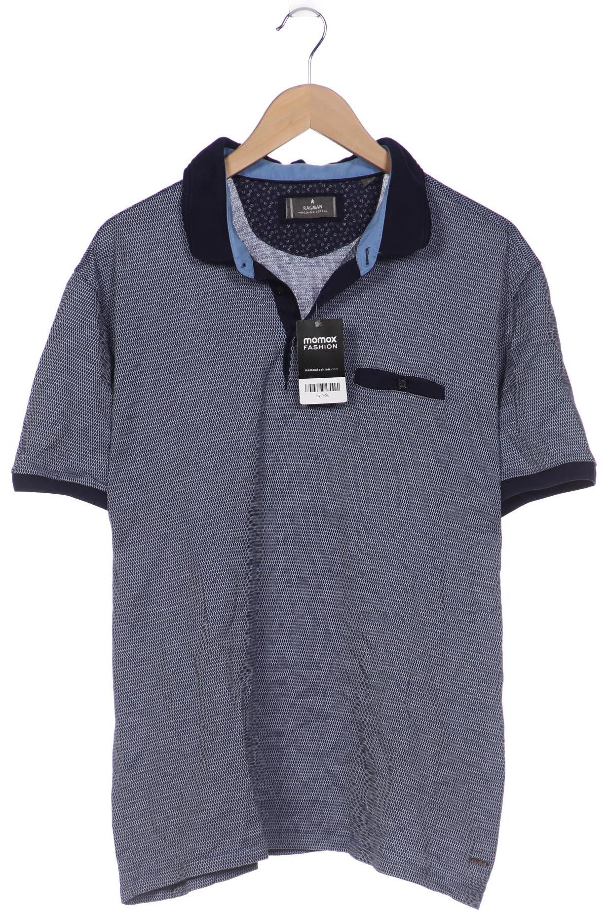 

ragman Herren Poloshirt, marineblau