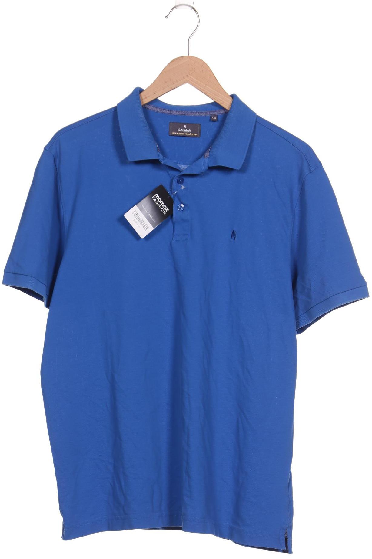 

ragman Herren Poloshirt, blau