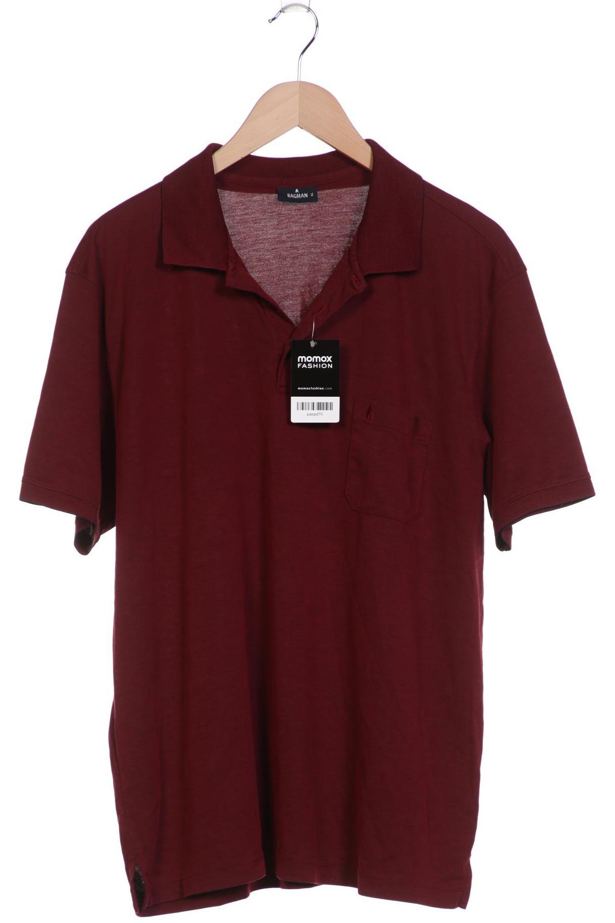 

ragman Herren Poloshirt, bordeaux, Gr. 54