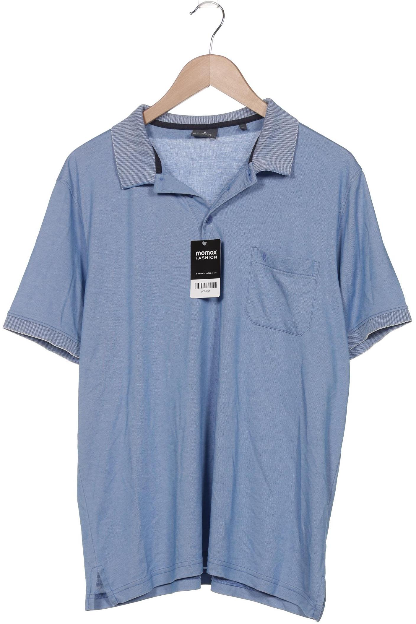

ragman Herren Poloshirt, blau, Gr. 52