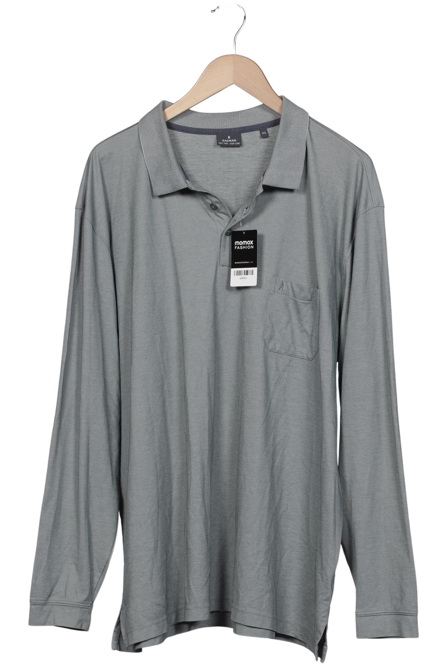 

ragman Herren Poloshirt, grau, Gr. 58