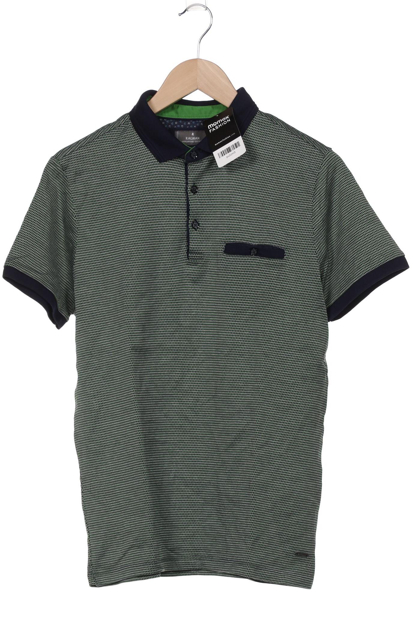 

ragman Herren Poloshirt, grün, Gr. 48
