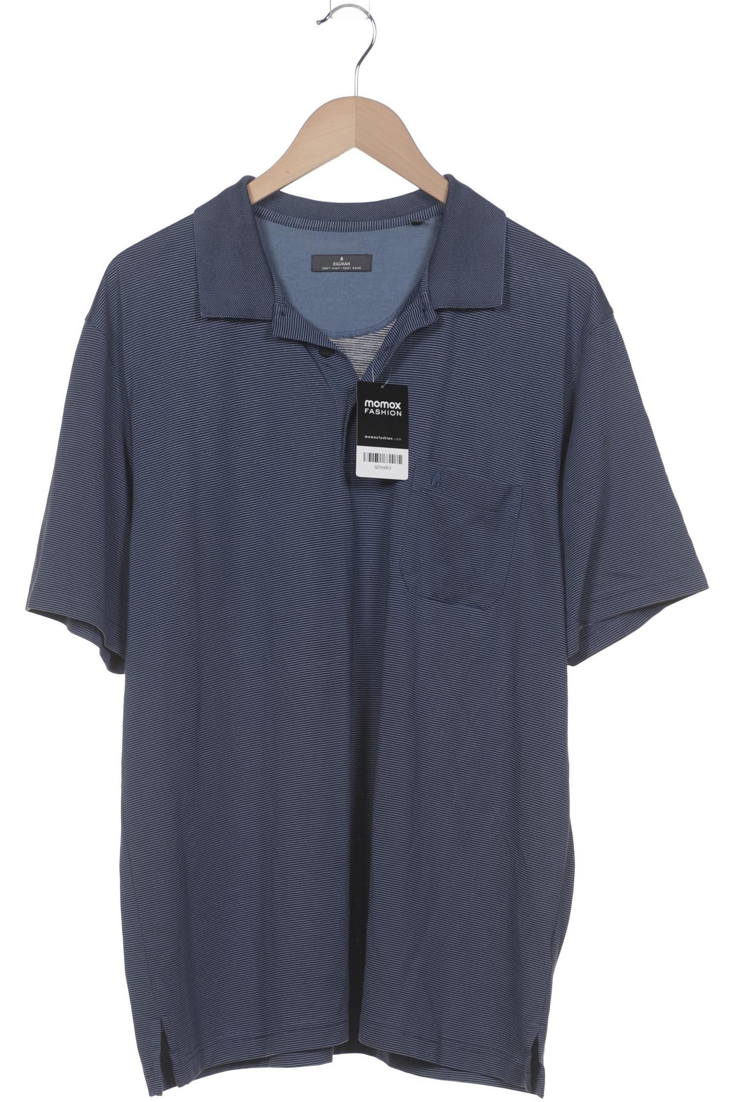 

ragman Herren Poloshirt, blau, Gr. 54