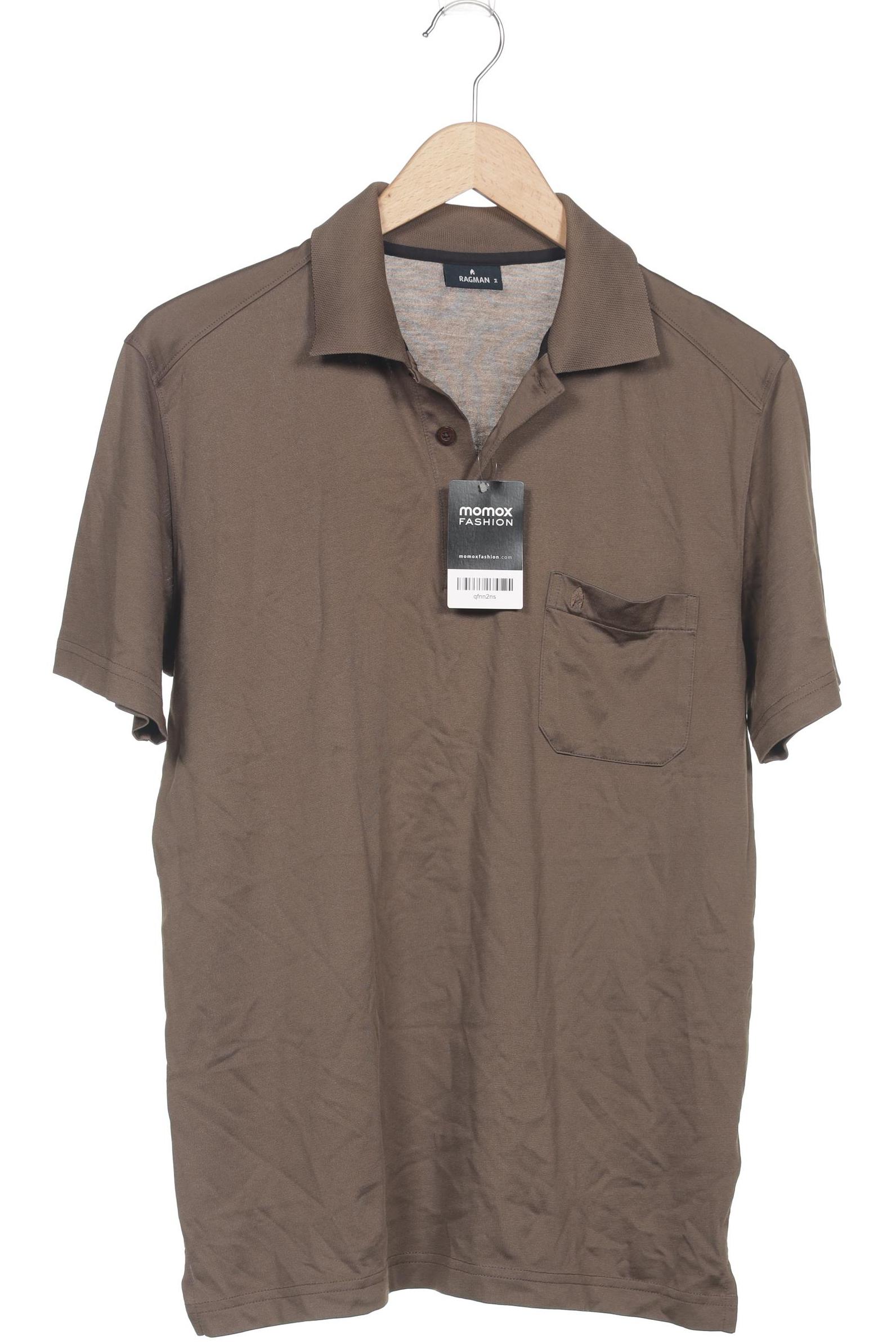 

ragman Herren Poloshirt, braun, Gr. 48
