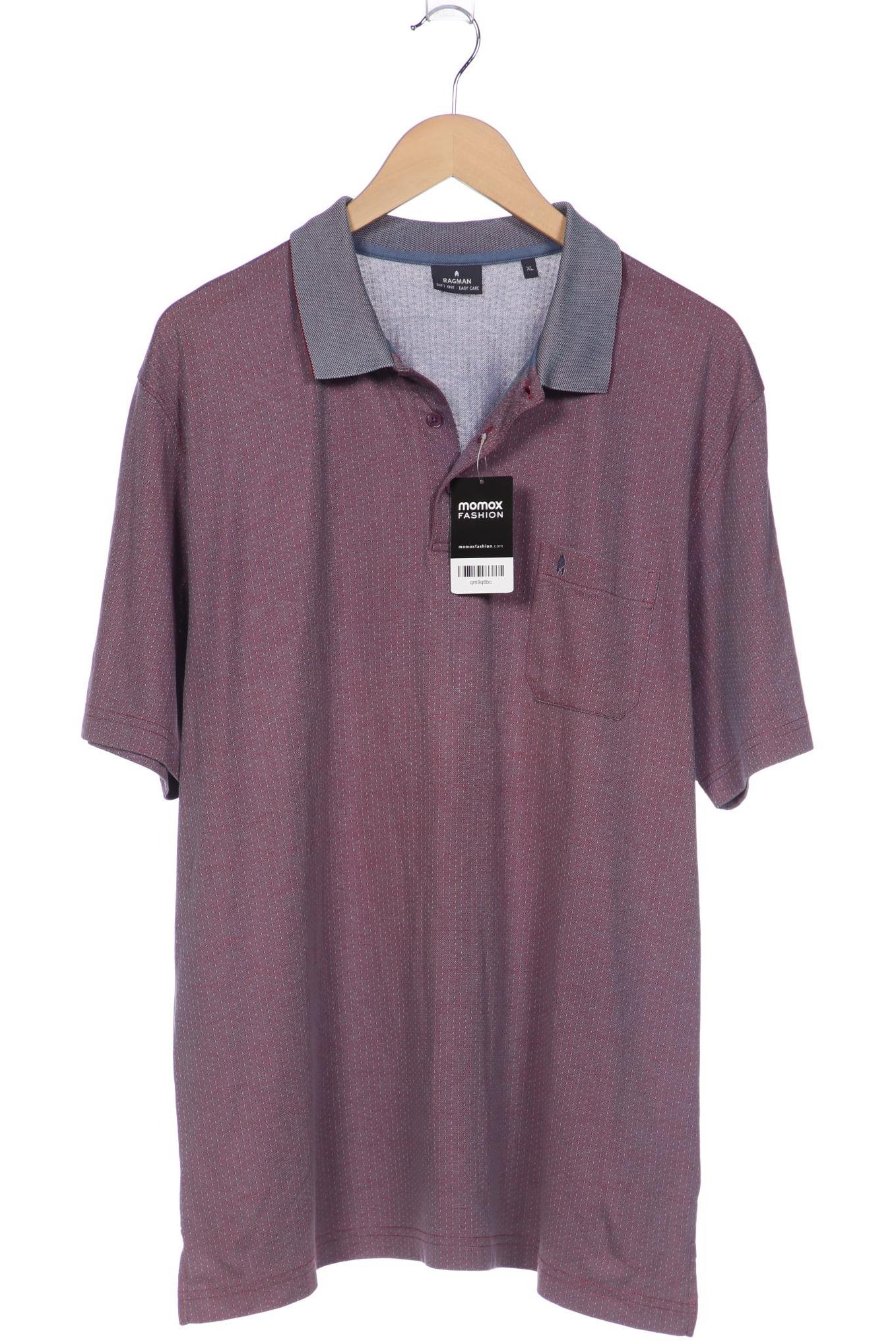 

ragman Herren Poloshirt, pink