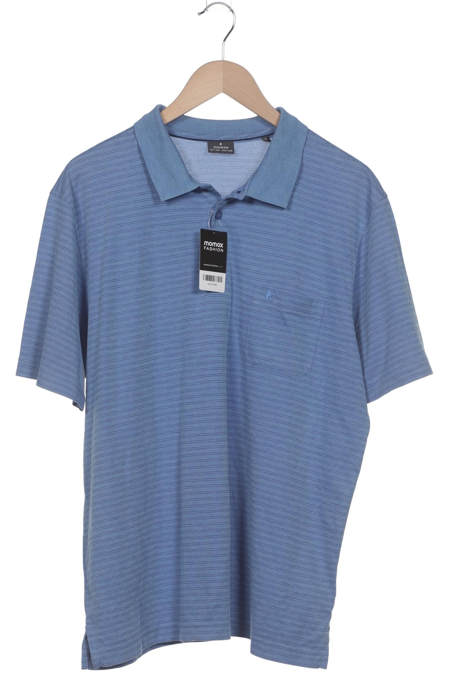 

ragman Herren Poloshirt, blau, Gr. 54